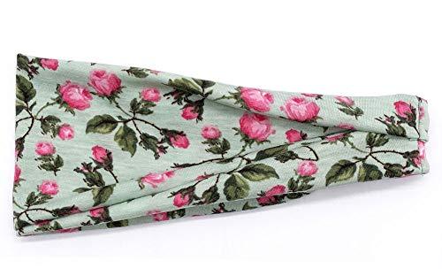 Stylish Printed Hair Bands Set for Women - 6 Pack Fashion Hair Accessories for Ponytail, Bun & Everyday Use - Perfect for Workout, Office & Casual Wear