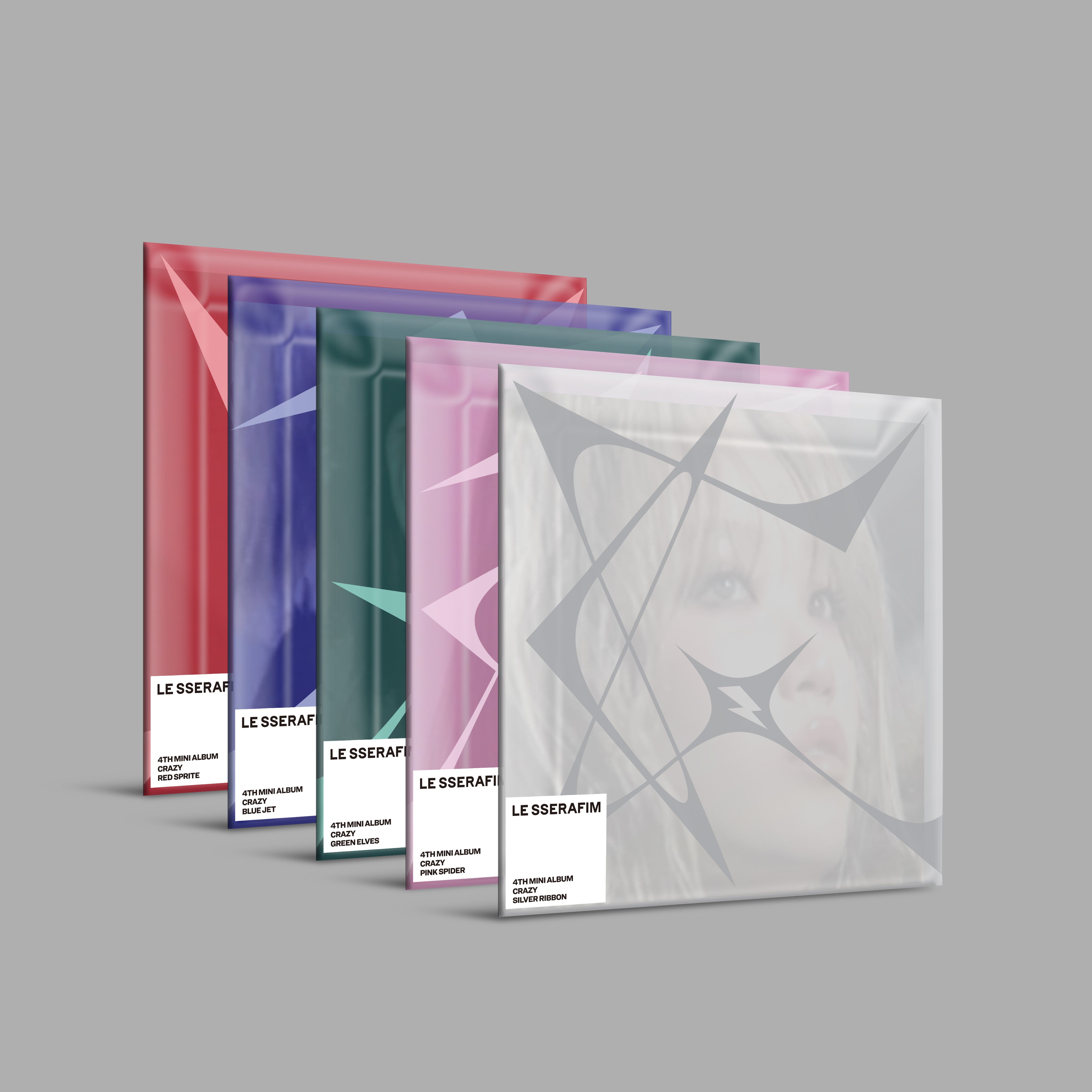 LE SSERAFIM 4th Mini Album 'CRAZY' (Compact Ver.) - K-Pop CD with Photobook & Poster - Perfect for K-Pop Fans Collection & Gift Giving