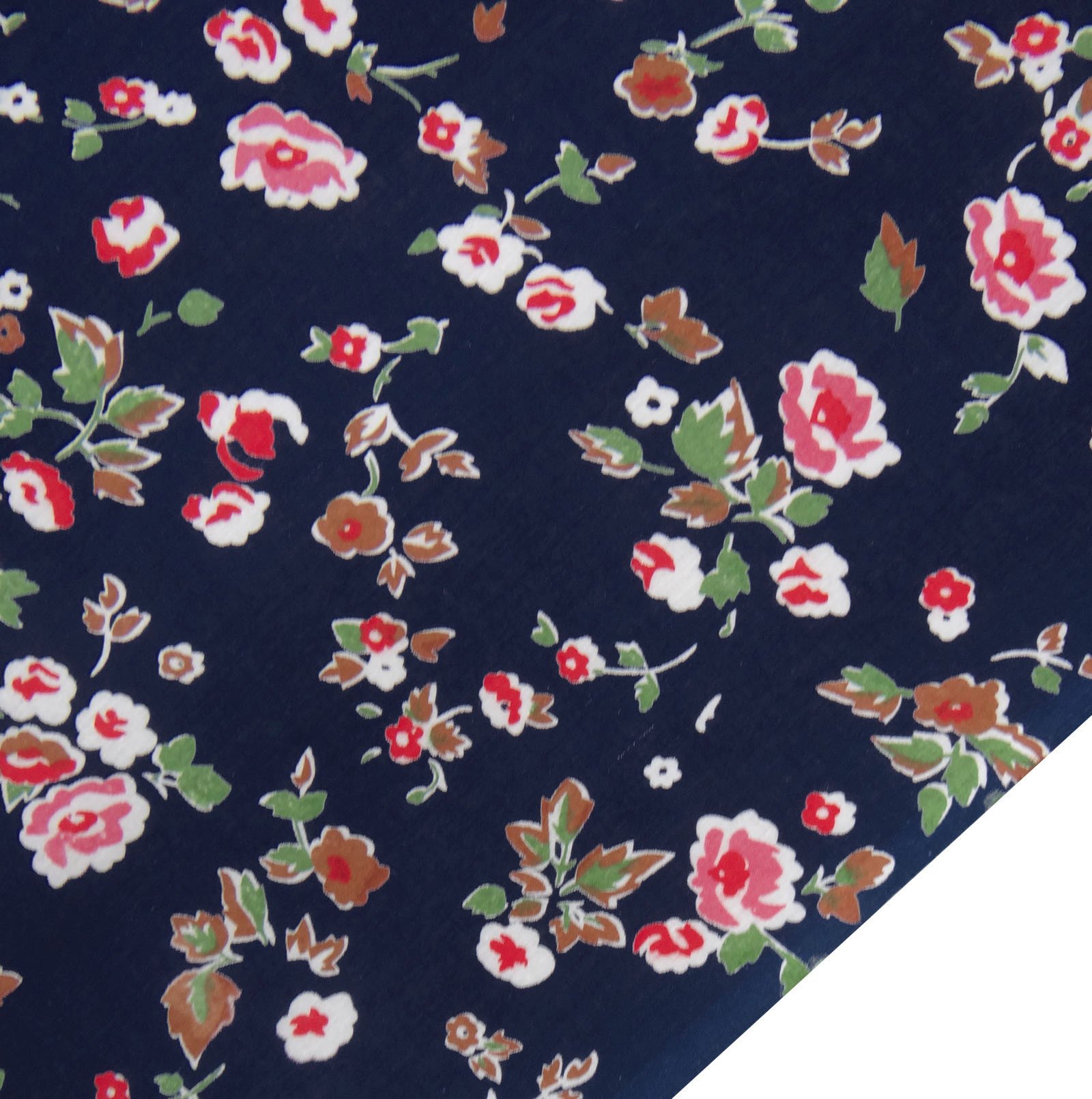 Floral Printed Cotton Fabric by The Yard - Dressmaking, Crafting & Sewing Supplies for DIY Projects, Quilting, and Home Decor