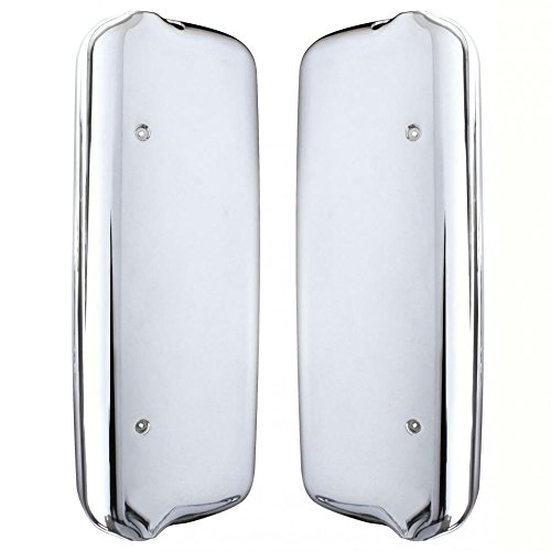 Freightliner Century/Columbia 2005+ Chrome Mirror Covers - Driver & Passenger Side Replacement Parts | Heavy Duty Truck Accessories for Enhanced Visibility & Style
