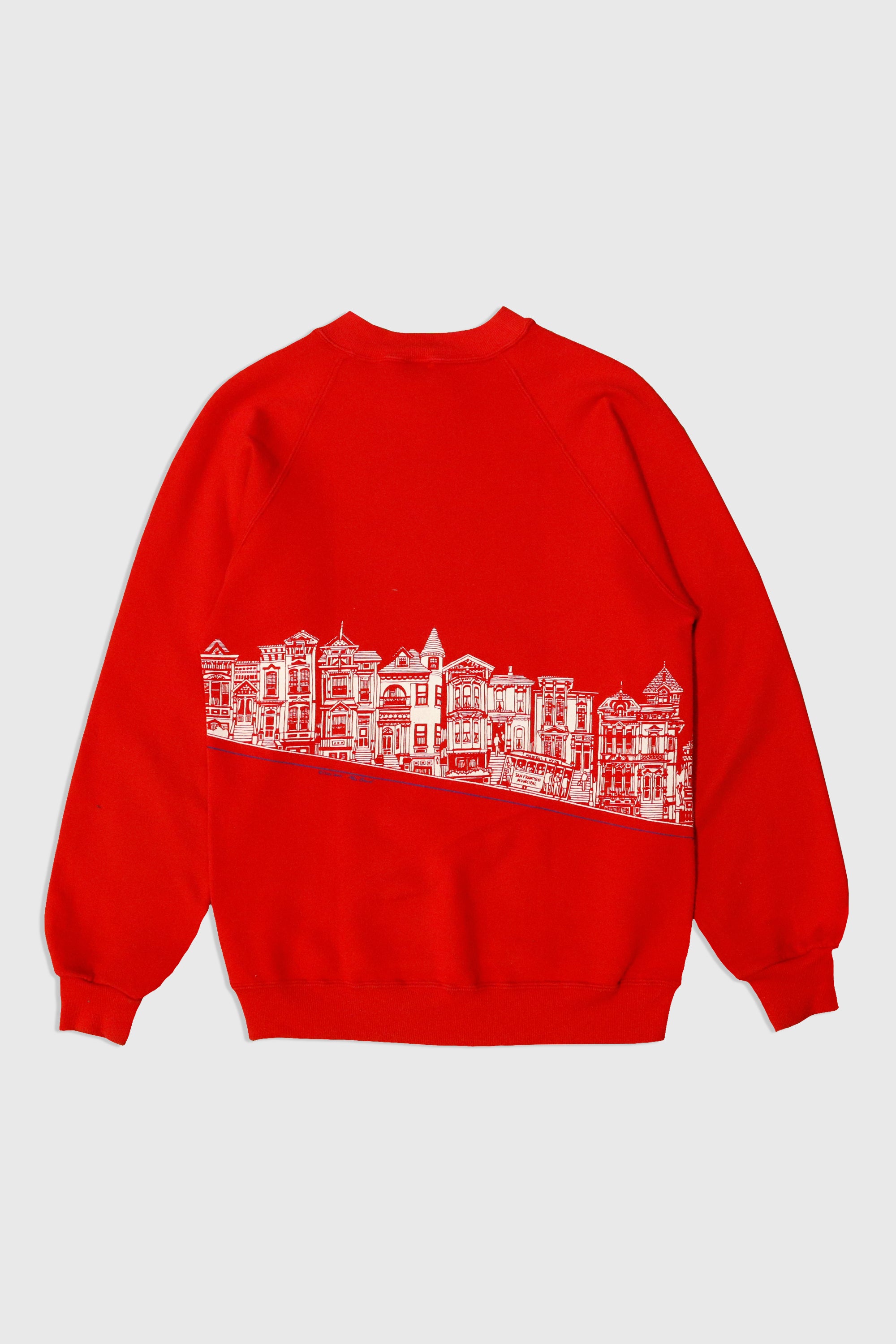 Vintage San Francisco Landscape Sweatshirt - Cozy Pullover Hoodie with City Skyline Design - Perfect for Casual Wear, Travel & Souvenir Gifts