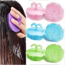 BOXO Silicone Scalp Massager Brush - Exfoliating Hair Scrubber for Dandruff Removal & Head Spa (1 Pack, Random Color) - Perfect for Shower, Salon & Home Hair Care Routine