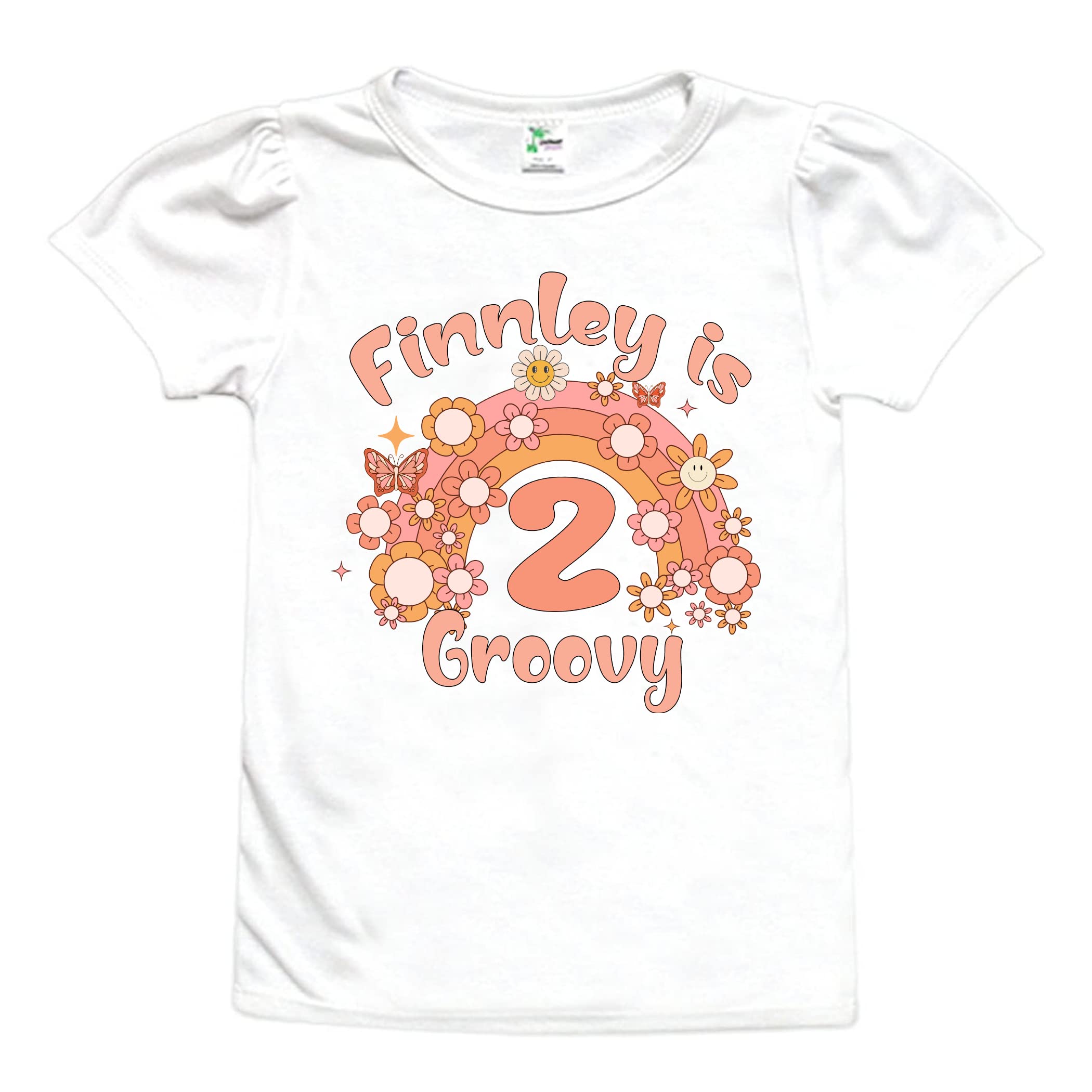 Custom Handmade Boho Birthday Outfit for Girls - One Groovy Girl & Two Groovy Birthday Outfits - Perfect for Birthday Parties, Photo Shoots & Special Occasions