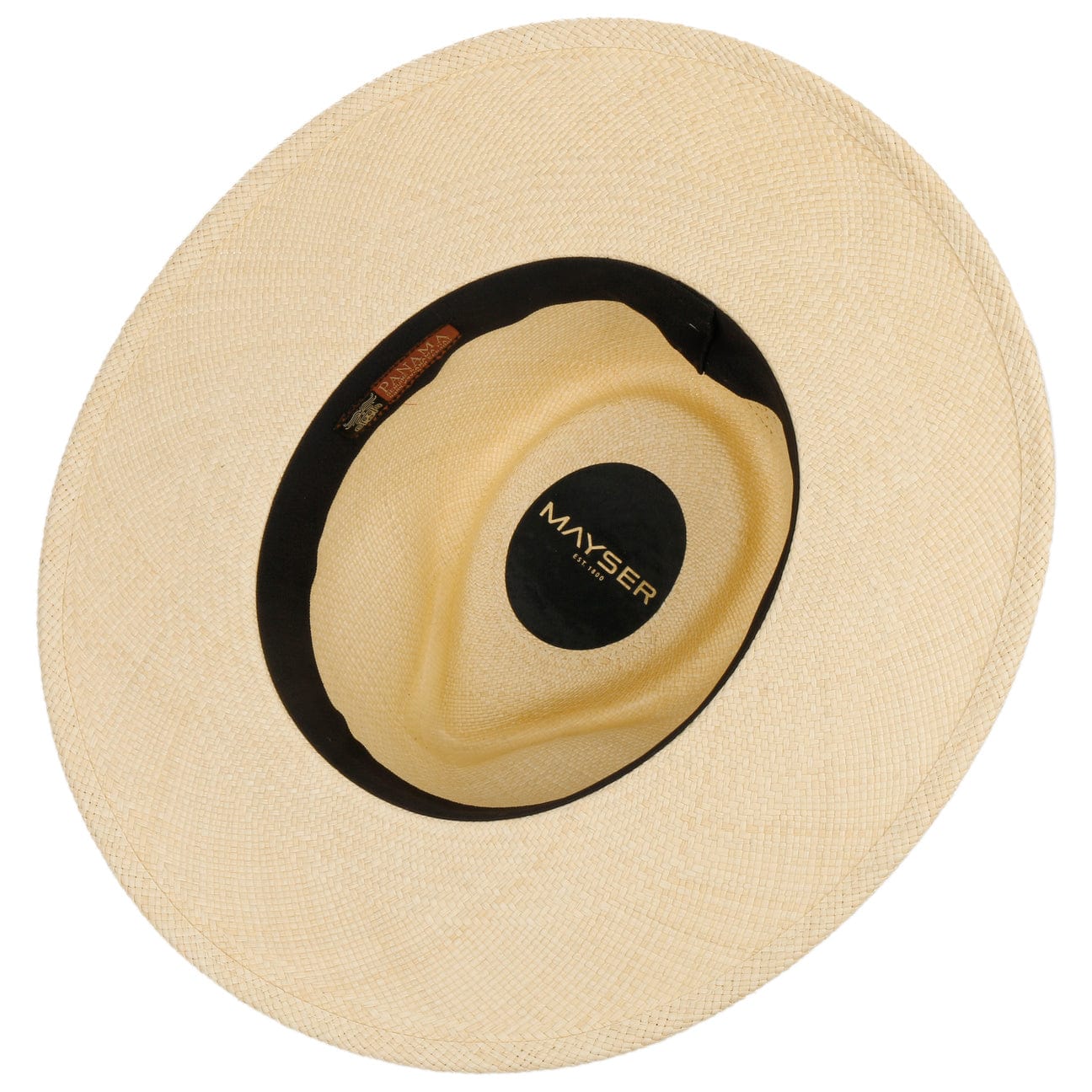 Mayser Nizza Classic Panama Hat for Men & Women - Lightweight & Breathable Summer Sun Hat for Beach, Travel, and Outdoor Activities
