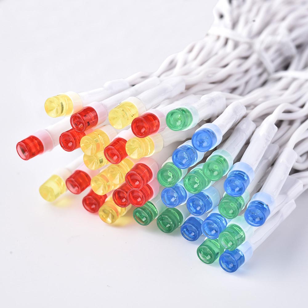 TheLAShop 9-String Christmas Tree Lights with Pole & Star - Perfect for Indoor Holiday Decorations, Xmas Tree Lighting, and Festive Home Decor