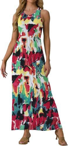 Floral White Ink Red
