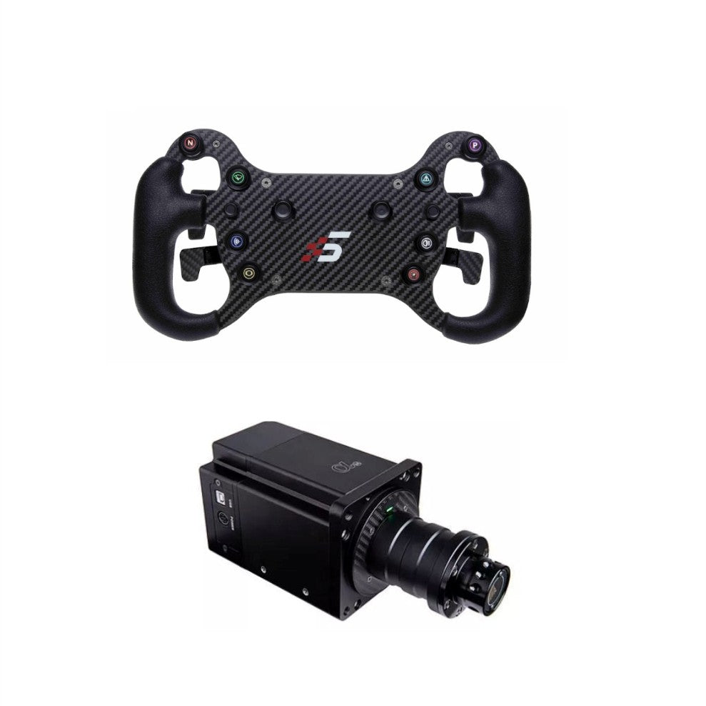 Simagic Alpha Direct Drive Wheel Base - 15Nm Torque for Realistic Racing Simulation | Compatible with PC & PS5 | Perfect for Sim Racing Enthusiasts & Professional Gamers
