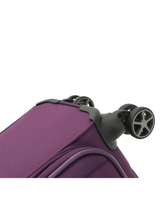 Tosca TCA720 Vega 21-Inch Small Spinner Luggage - Lightweight Carry-On Suitcase with 360° Spinner Wheels, Perfect for Business Travel & Weekend Getaways (Plum Color)