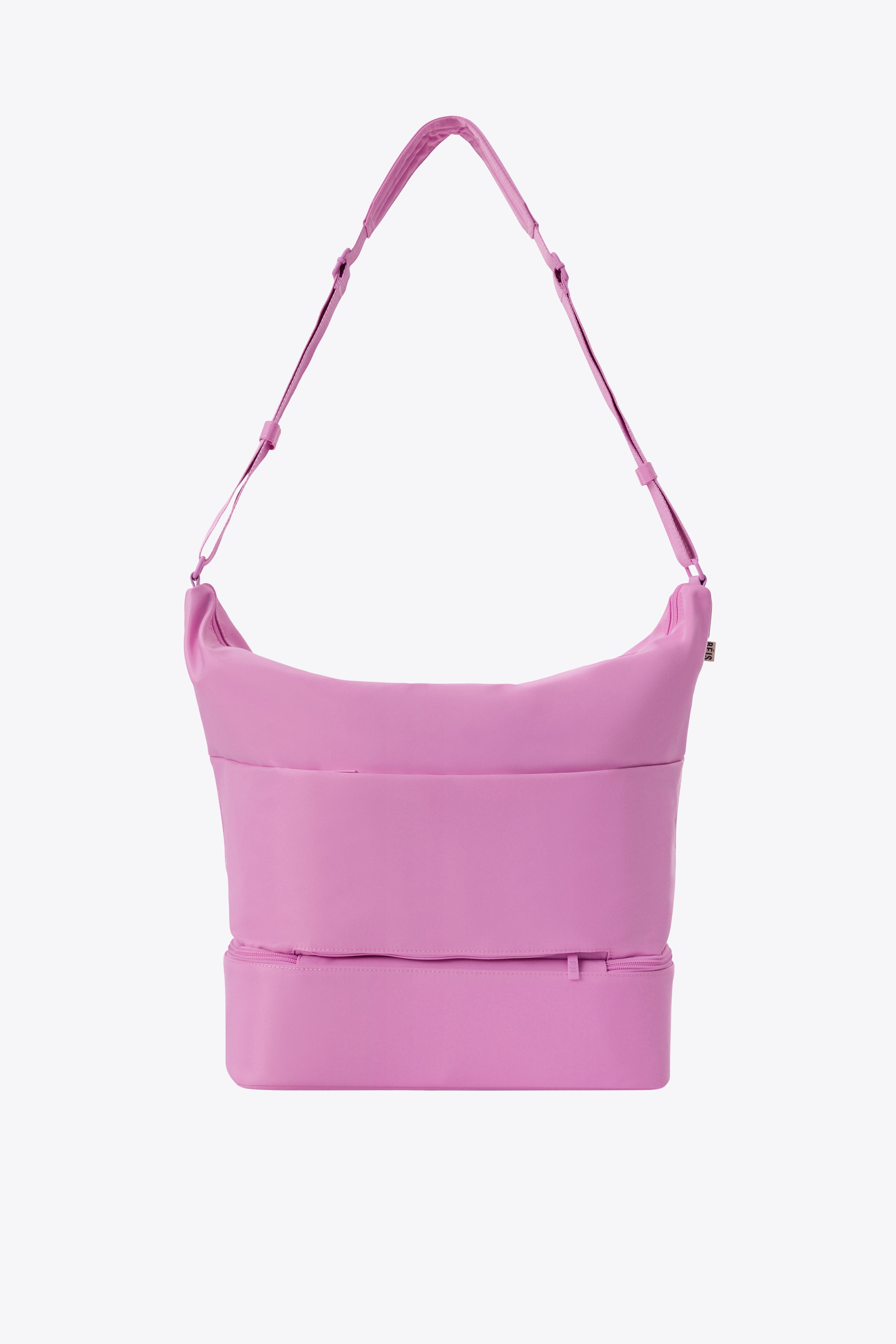 The Crescent Weekender Bag in Berry - Stylish & Spacious Travel Duffel for Women | Perfect for Weekend Getaways, Gym, Work & Overnight Trips