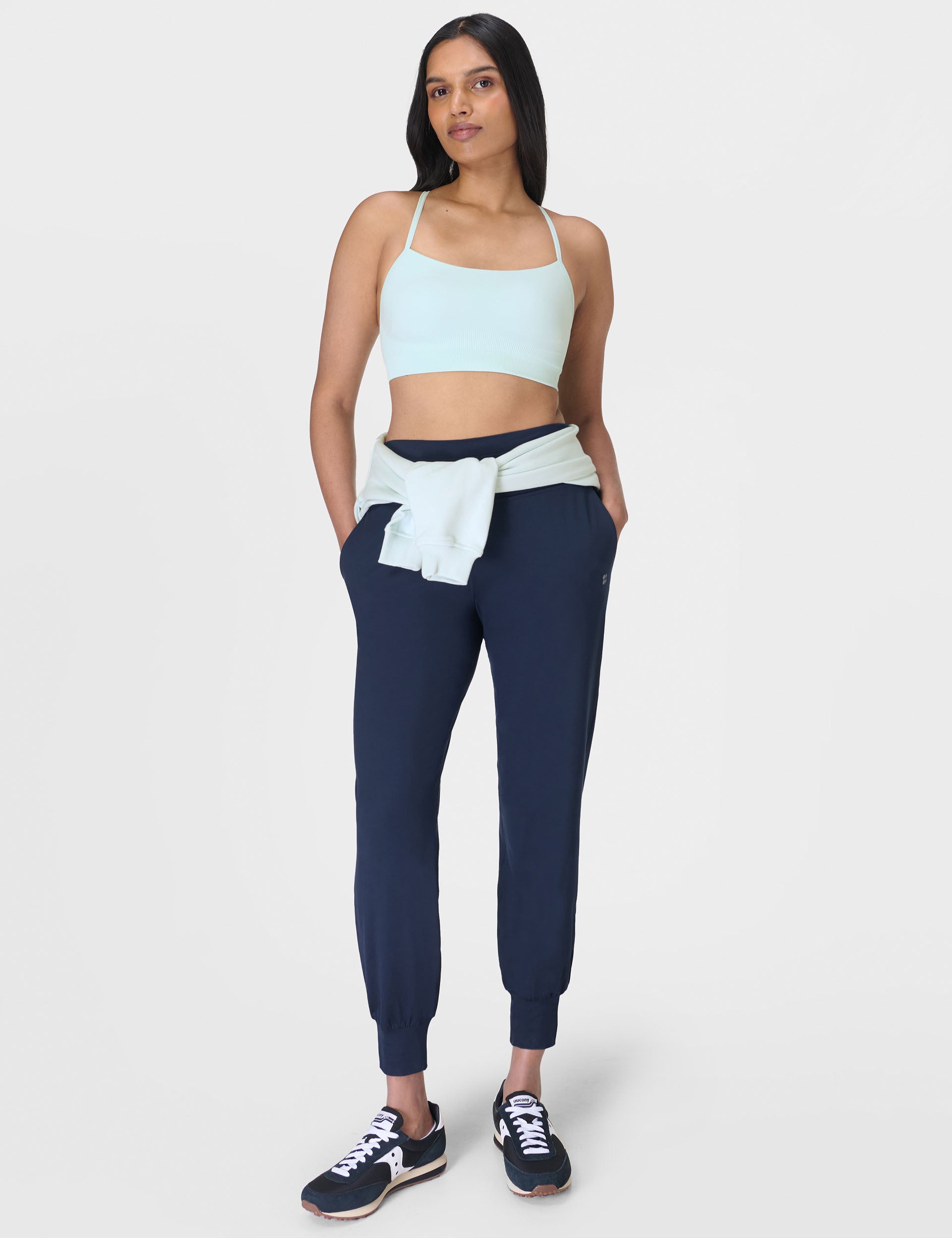 Spirit Restored Yoga Bra - Day Break Blue | High Support Workout Sports Bra for Women | Perfect for Yoga, Pilates & Gym