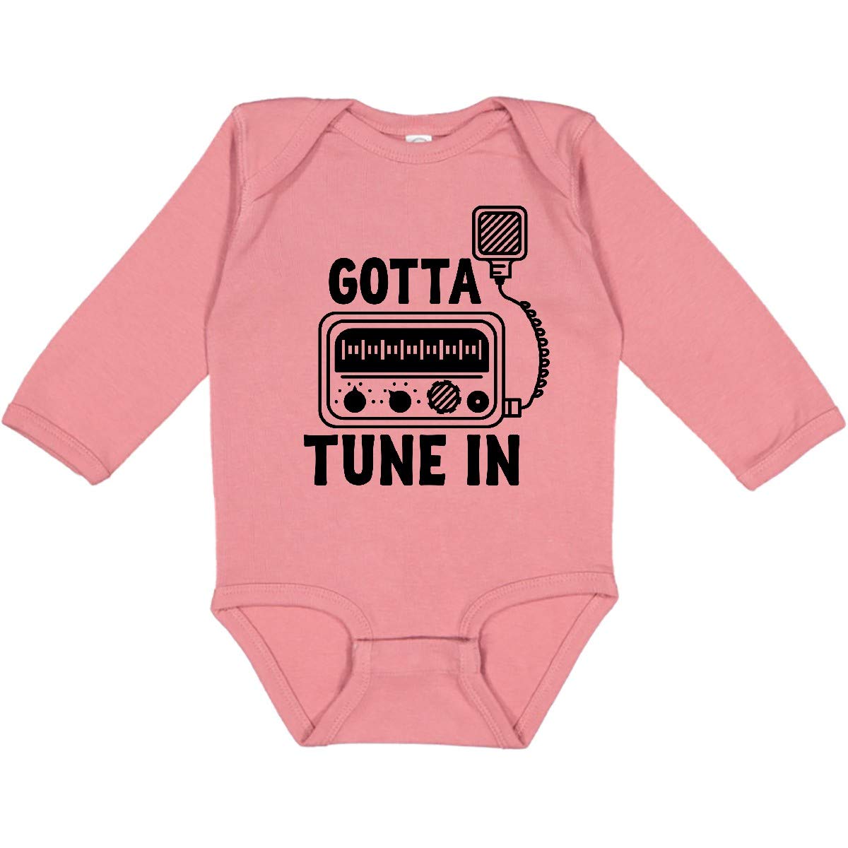 Inktastic CB Ham Radio Fan Trucker Gift Long Sleeve Creeper - Perfect for Ham Radio Enthusiasts & Truck Drivers