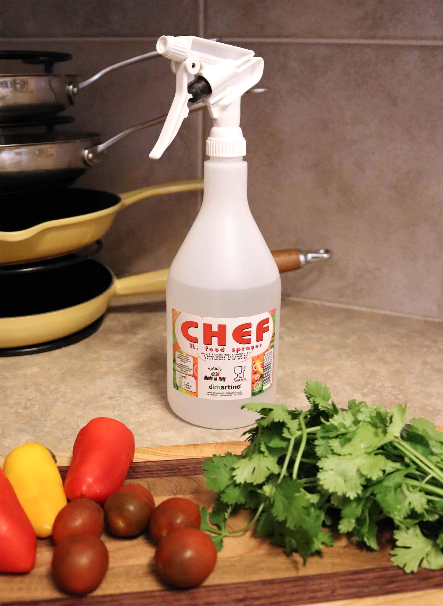 BPA-Free Food Grade Spray Bottle 1L / 33.8oz (24 Pack) - Safe for Water, Vinegar, Milk, Juice, Beer & Liquor | Kitchen, Restaurant, Bar & Home Cleaning Use