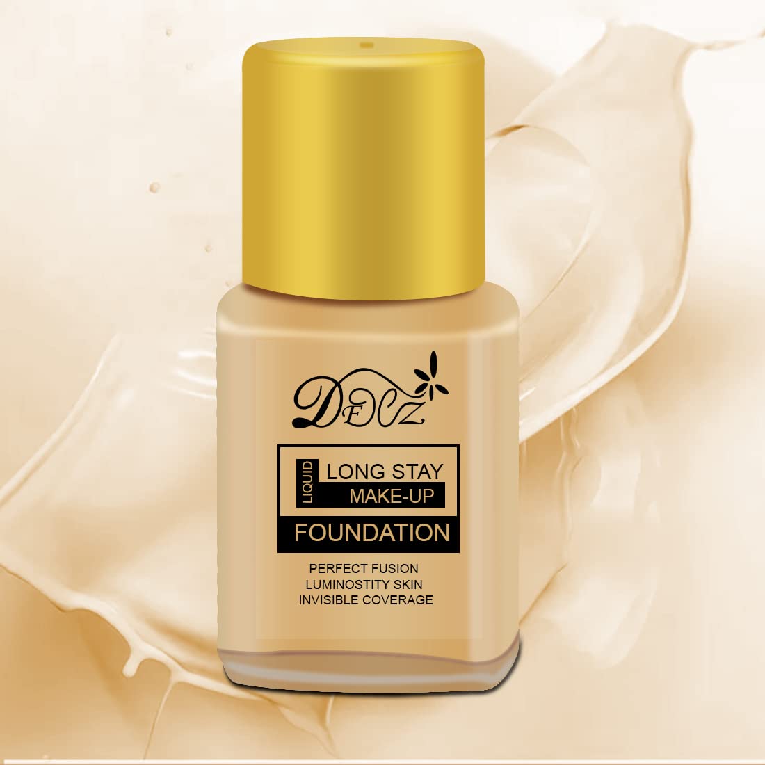 DFXZ Liquid Make-Up Foundation Flawless Semi-Matte Finish - Ivory 103 (30ml) | Oil-Free, Long-Lasting Coverage for Daily Wear & Special Occasions