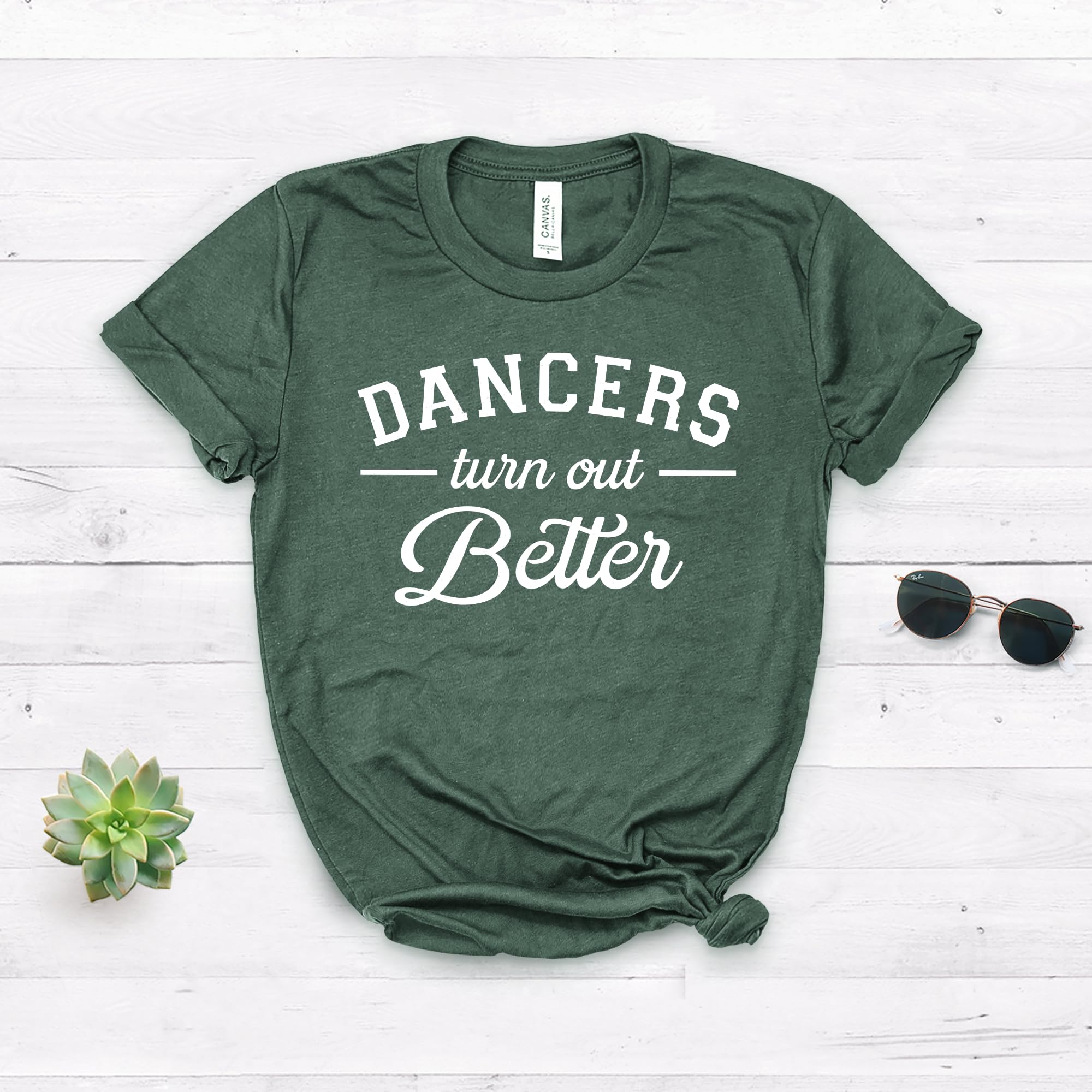 Ballet Shirt - Unisex Dance T-Shirt for Dancers & Teachers - Softstyle Turn Out Better Gift - Perfect for Ballet Classes, Rehearsals & Dance Events