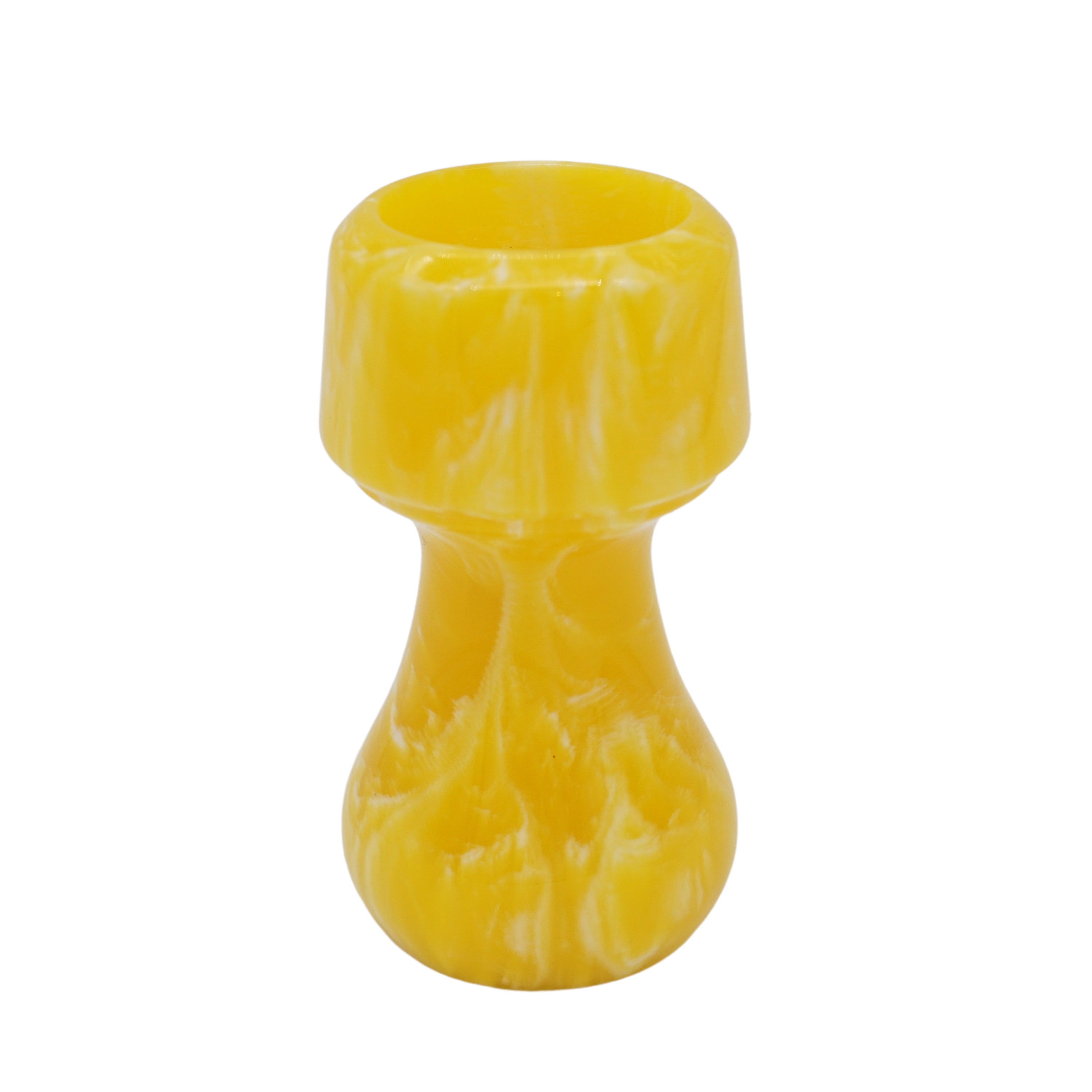 Premium Handcrafted Lemon Drop Shaving Brush Handle - Fits 24mm & 26mm Knots - Perfect for Wet Shaving & Grooming Gifts for Men