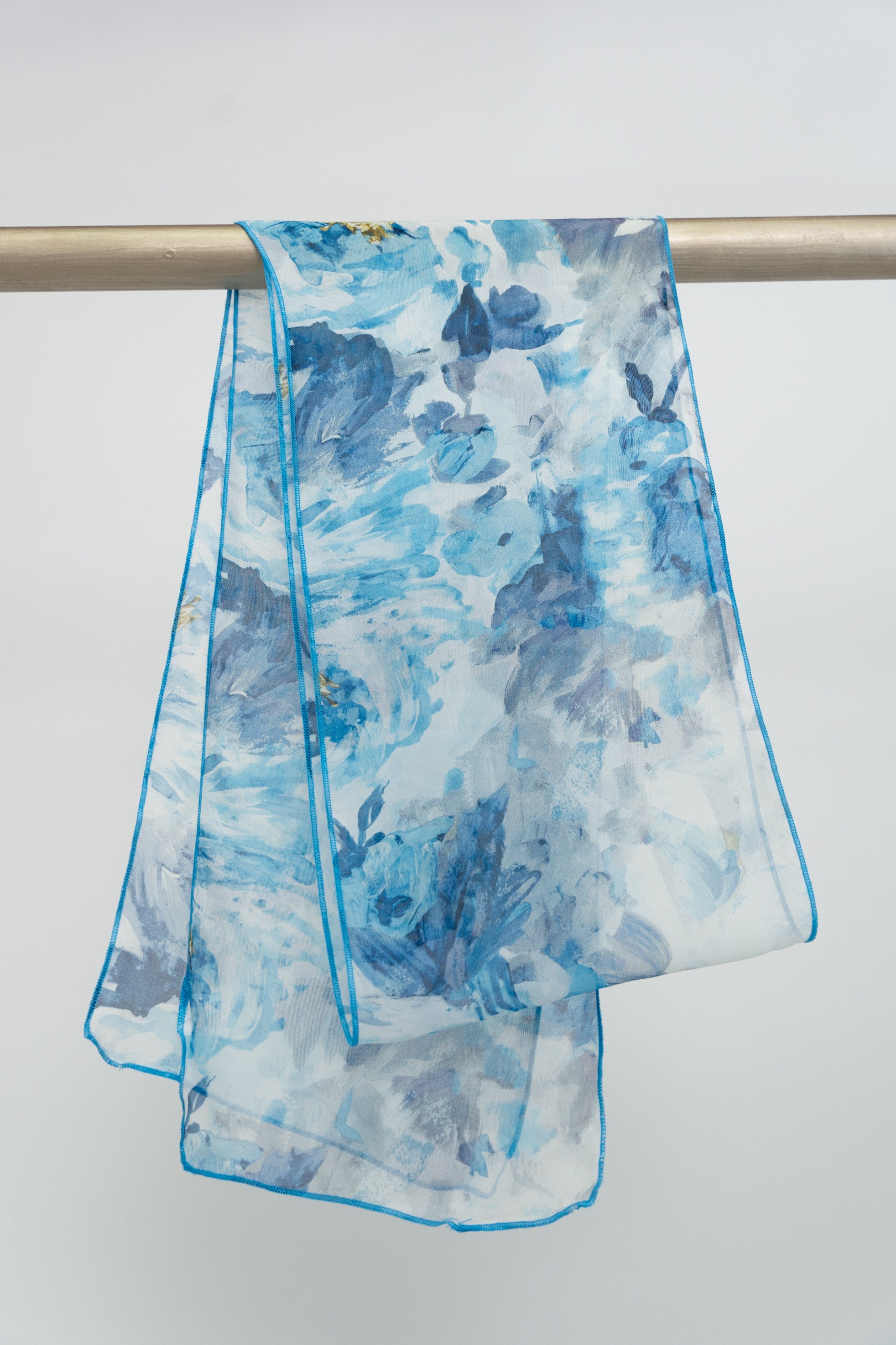 Luxury Large Silk Scarf for Women - Elegant Muse Print Fashion Accessory - Perfect for Office, Travel and Special Occasions