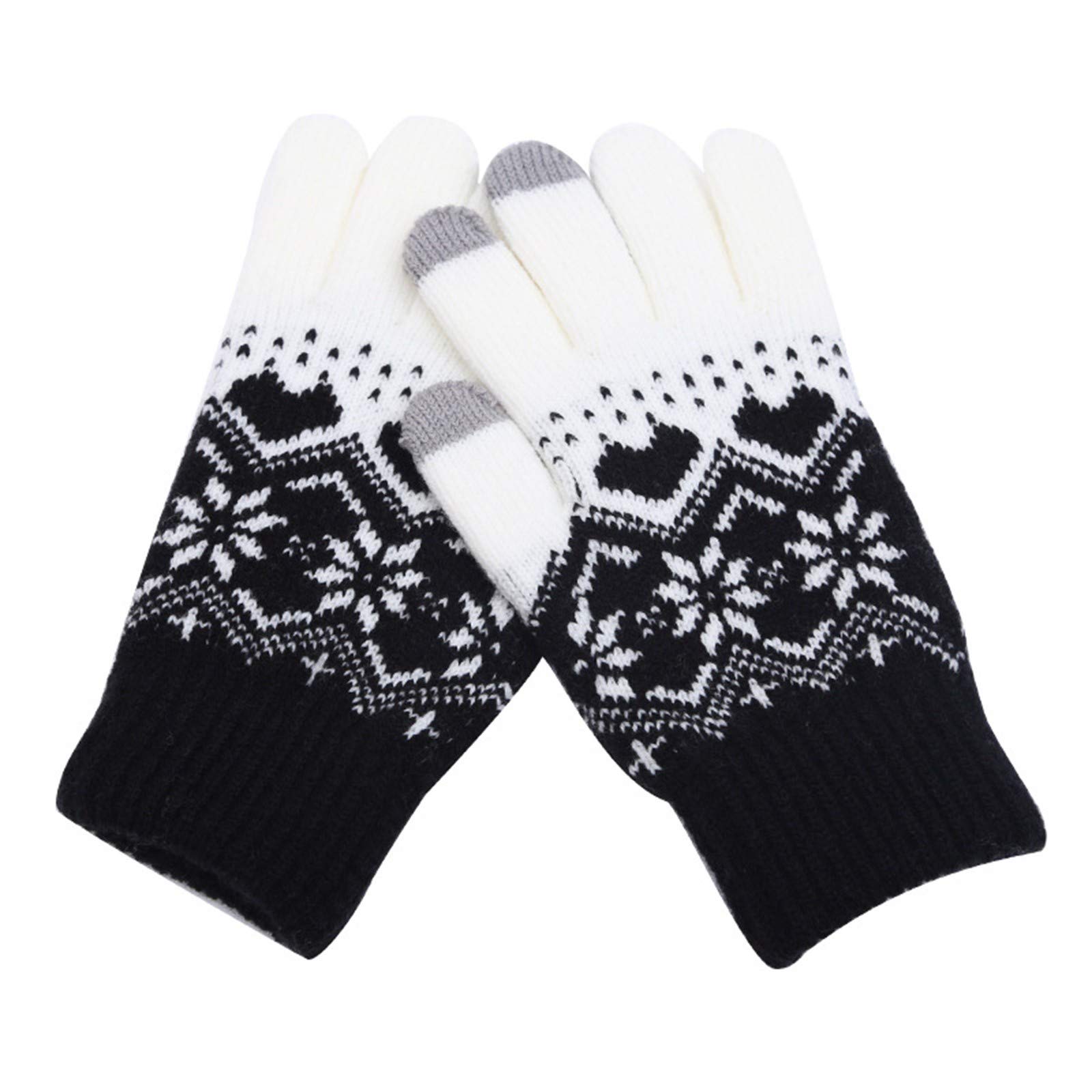 Thermal Winter Gloves for Women - Warm Cold Weather Running Gloves for Outdoor Activities, Jogging & Hiking