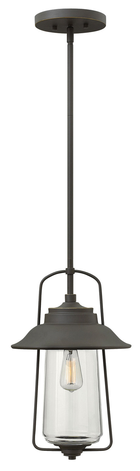 Belden Place LED Hanging Lantern in Oil Rubbed Bronze - Outdoor Patio Lighting for Garden, Porch, Deck & Backyard Decor