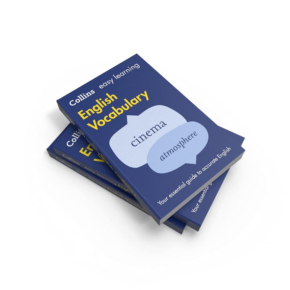 Easy Learning English Vocabulary Book - Collins for Study & Travel