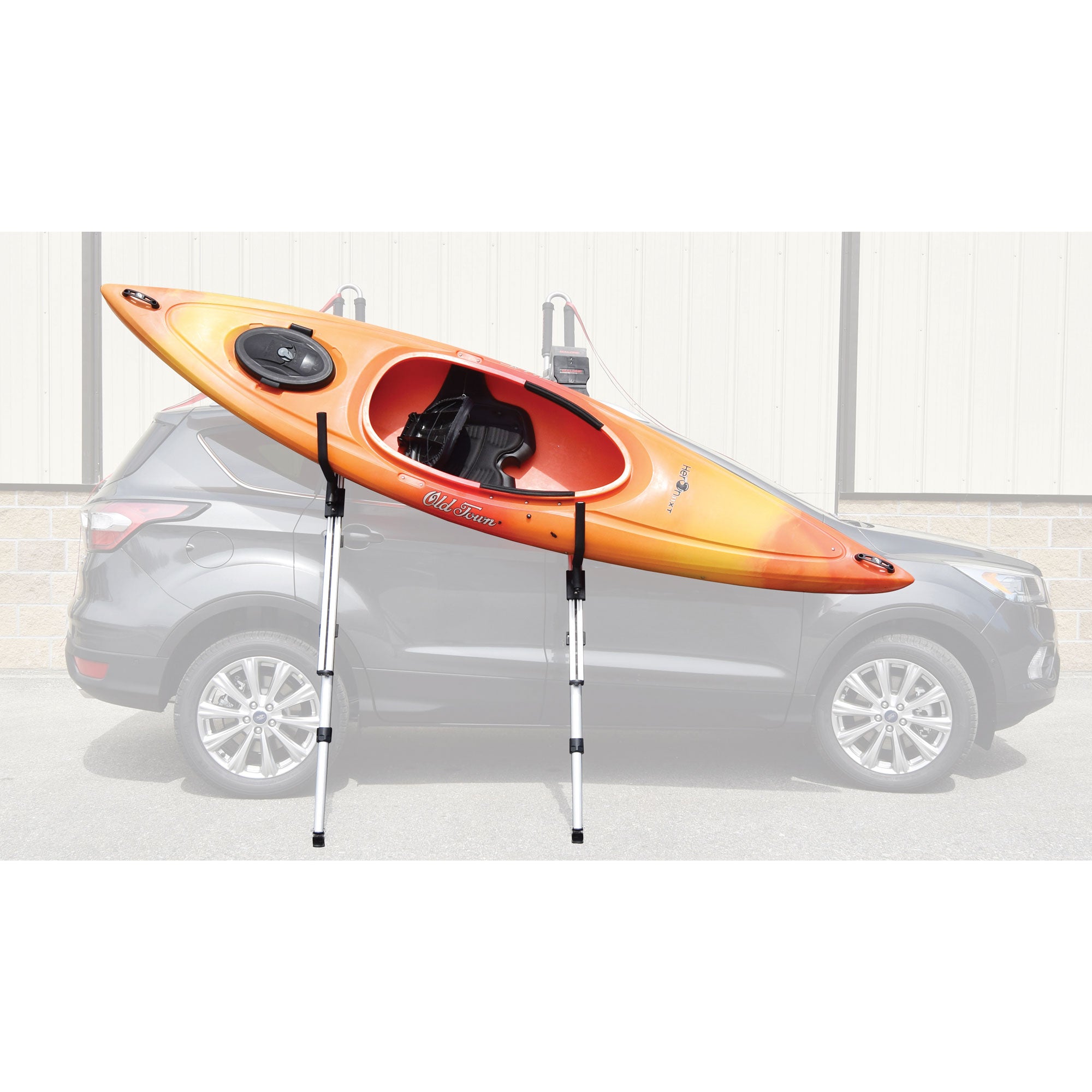 Malone Telos XL Universal Kayak Load Assistant - Heavy Duty Kayak Carrier for Cars, SUVs & Trucks - Easy to Install Roof Rack System for Secure Transport - Perfect for Fishing, Camping & Outdoor Adventures