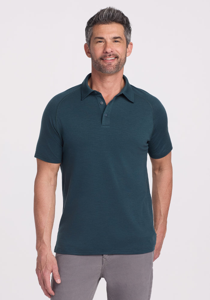 Men's Summit Polo Shirt - Breathable & Comfortable Casual Wear for Golf, Work & Outdoor Activities