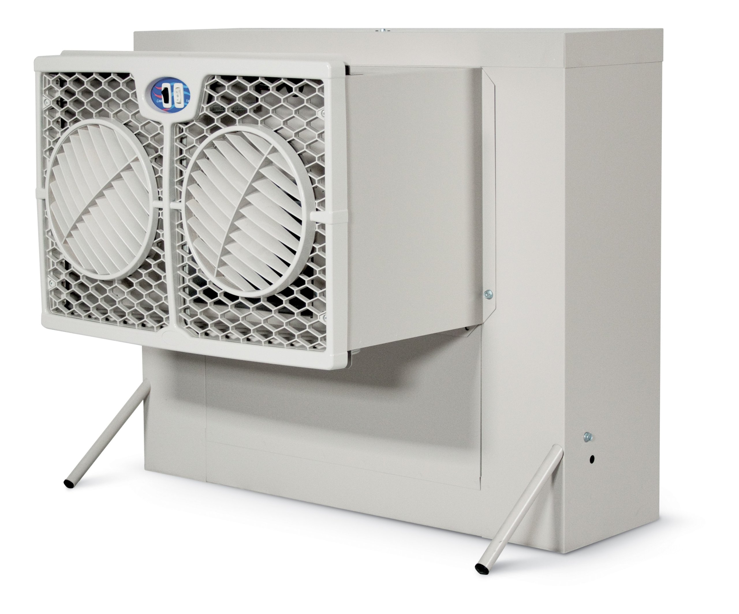 Phoenix Manufacturing WH2906 Slim Line Evaporative Window Air Cooler - 500 Sq Ft Cooling Capacity for Bedroom, Office & Small Spaces