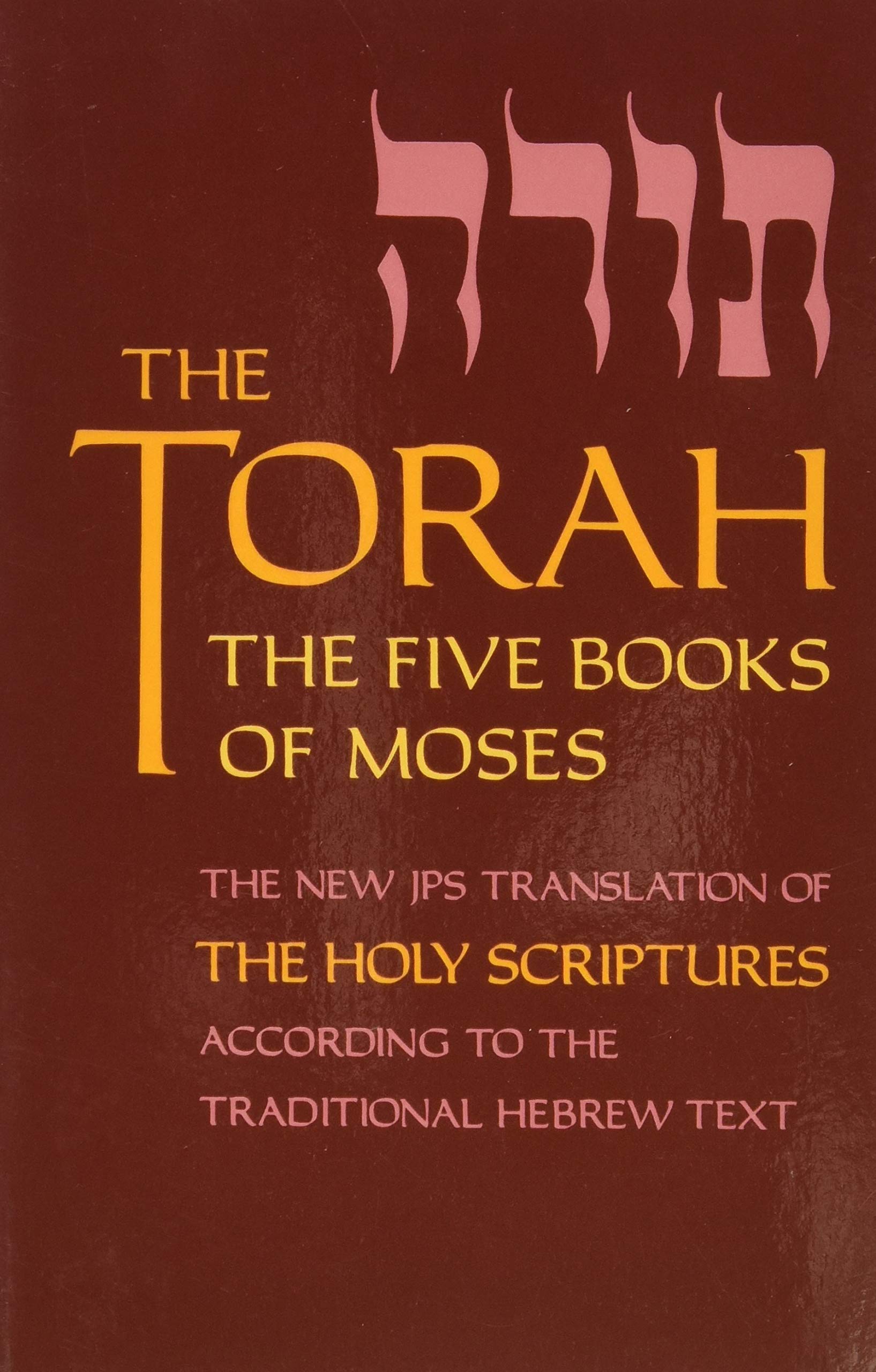 The Torah: Five Books of Moses - New English Translation of Hebrew Scriptures | Pocket Size Bible Study & Jewish Religious Education
