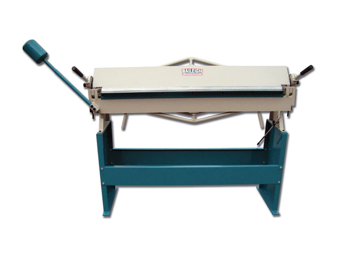 Baileigh Industrial BA9 1004650 Sheet Metal Brake HB 4816E - Heavy Duty Metal Bending Machine for DIY Projects, Metal Fabrication & Workshop Use