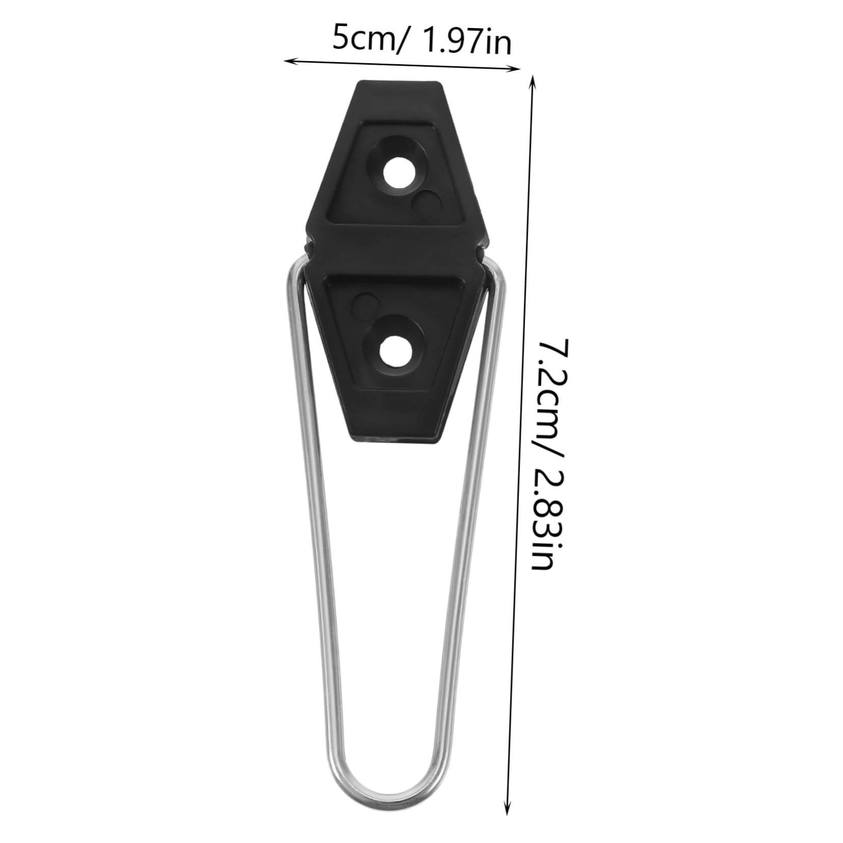 Ciieeo 30pcs Heavy Duty Photo Frame Brackets - Metal Picture Frame Holders & Supports for Wall Mounting, DIY Home Decor, Gallery Display (Black) - Perfect for Hanging Frames in Living Room, Bedroom or Office