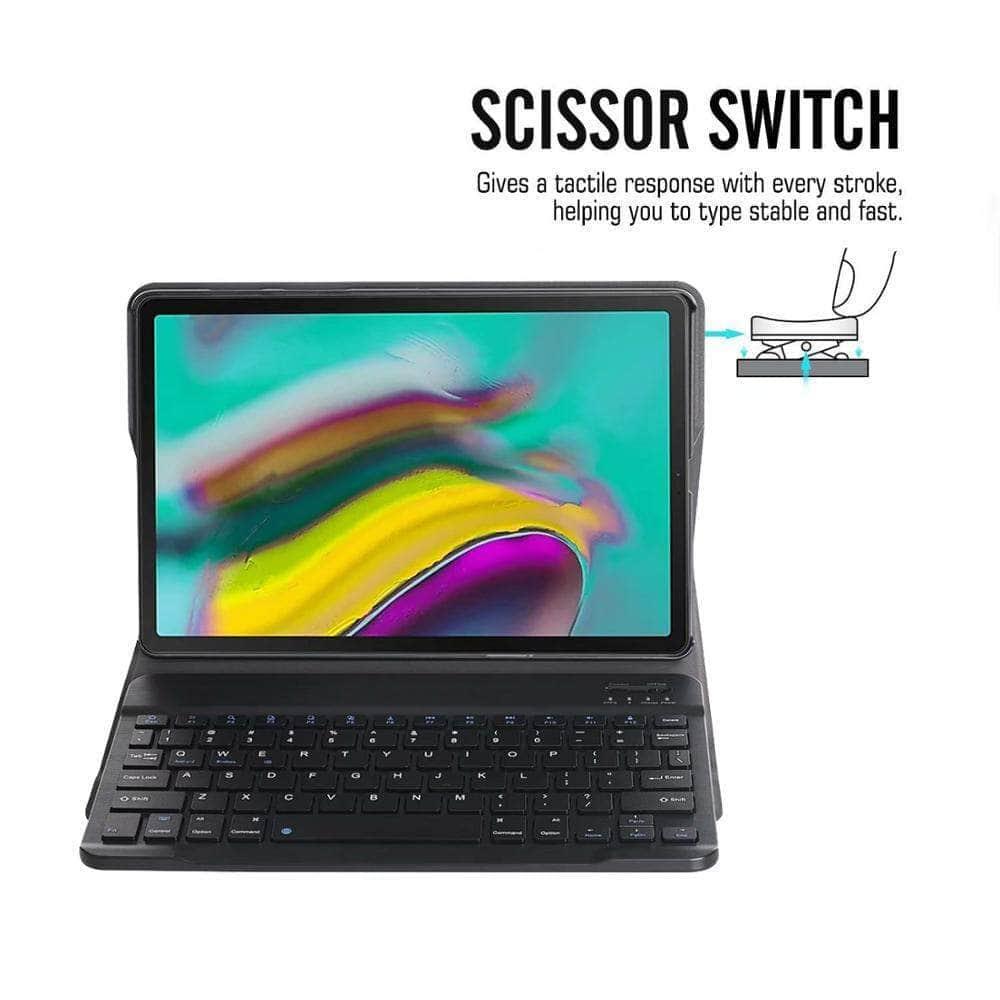 Removable Backlit Bluetooth Keyboard Case for Samsung Galaxy Tab S7 10.4