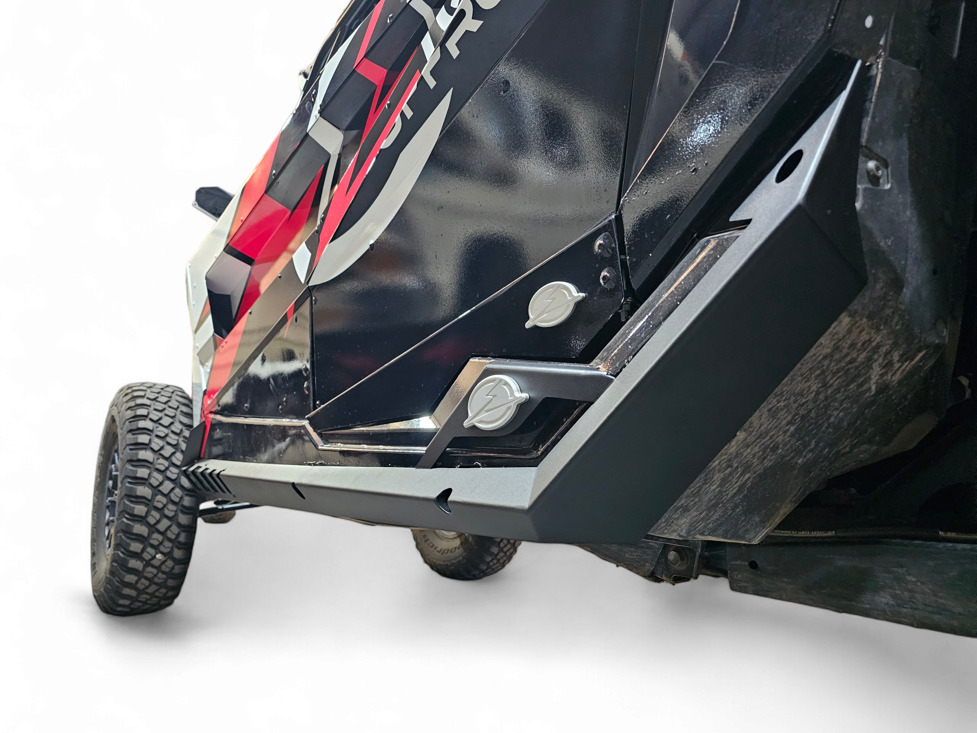 Polaris RZR Pro XP Pro R Turbo R 4-Seat Rock Guards - Heavy Duty Volt Series RKS610010 for Off-Road Protection (2020-2025 Models) | Perfect for Trail Riding & Rocky Terrain Adventures