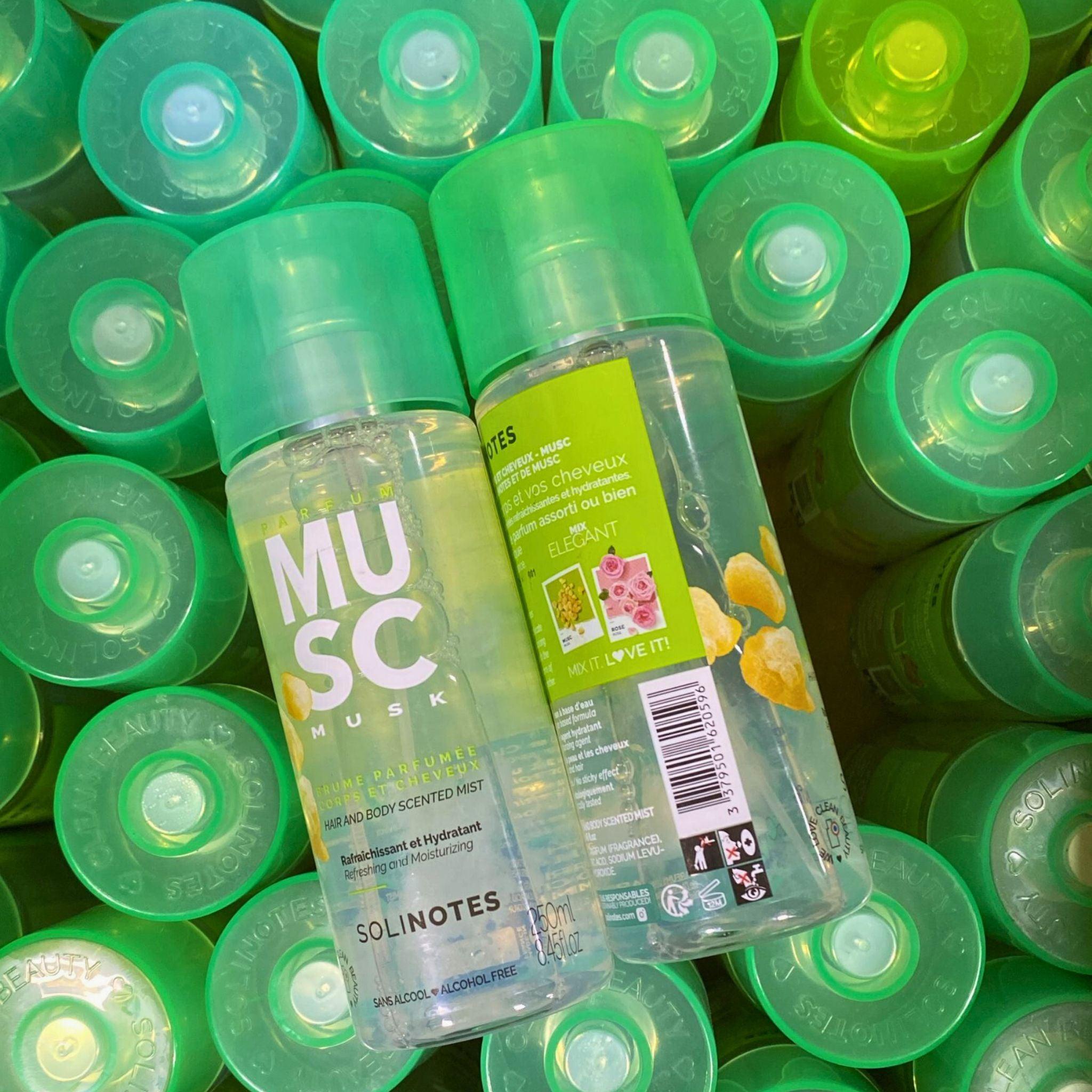 Premium Musk Scented Hair & Body Mist - Refreshing & Moisturizing Fragrance Spray 8.45oz (50 Pack Bulk) - Perfect for Daily Use, Gifts & Salon Professionals