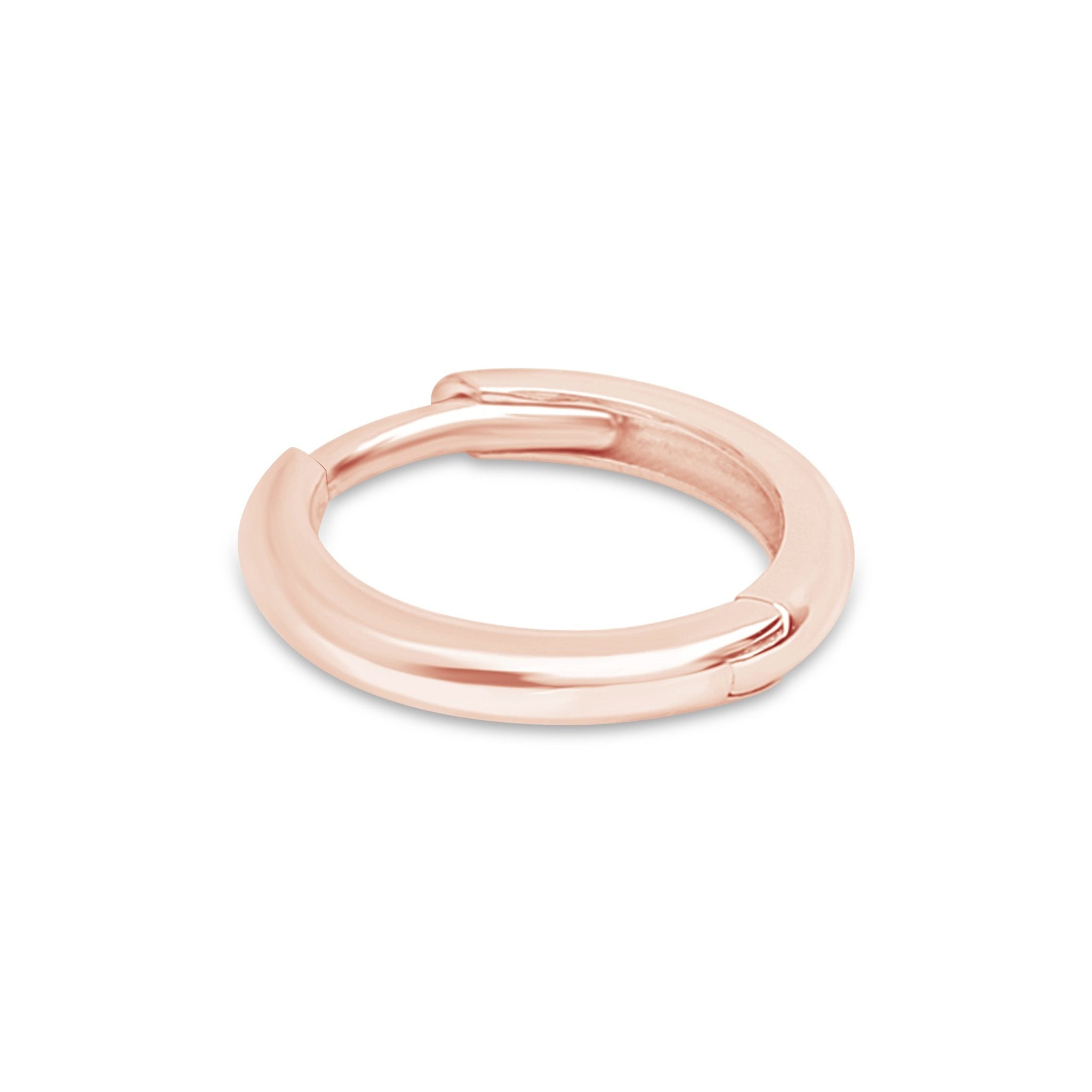 14k Rose Gold Infinity Hoop Earrings - Dainty & Elegant Jewelry for Women, Perfect for Everyday Wear, Parties & Special Occasions