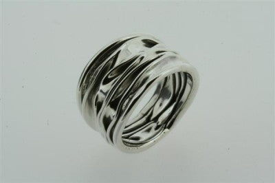 Clean Creased Ring - Sterling Silver Jewelry for Women, Elegant & Minimalist Design - Perfect for Everyday Wear, Parties & Gifts