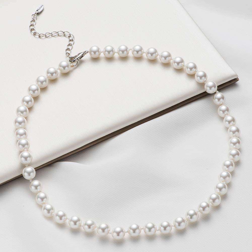 Elegant Beaded Pearl Choker Necklace - Women's Fashion Jewelry for Birthday Gifts, Party, Wedding & Special Occasions