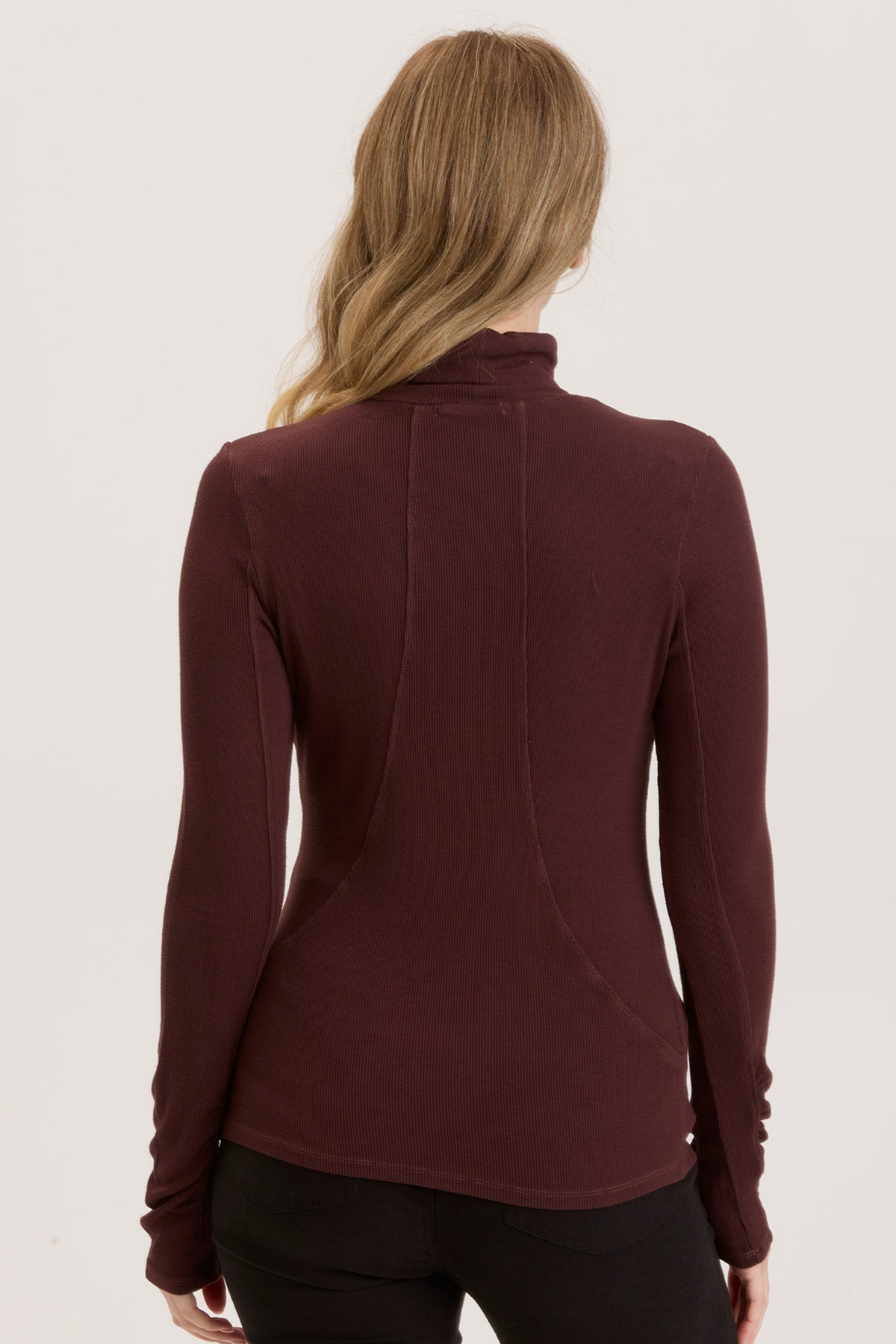 Rib Sorren Turtleneck Sweater for Women - Soft Knit Winter Pullover - Cozy Casual & Office Wear - Perfect for Cold Weather & Layering Outfits