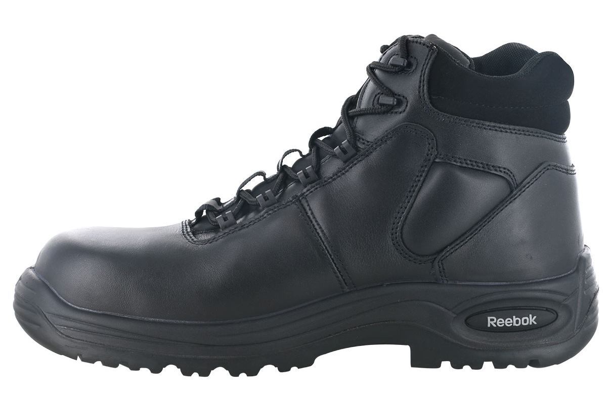 Reebok Composite Toe Work Boots for Men - Black Safety Shoes for Construction, Warehouse & Outdoor Work
