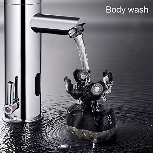 Arinda 6-in-1 Electric Shaver for Men - Waterproof Multifunctional Skull Design Razor with Trimmer - Perfect Gift for Father's Day, Travel & Daily Grooming