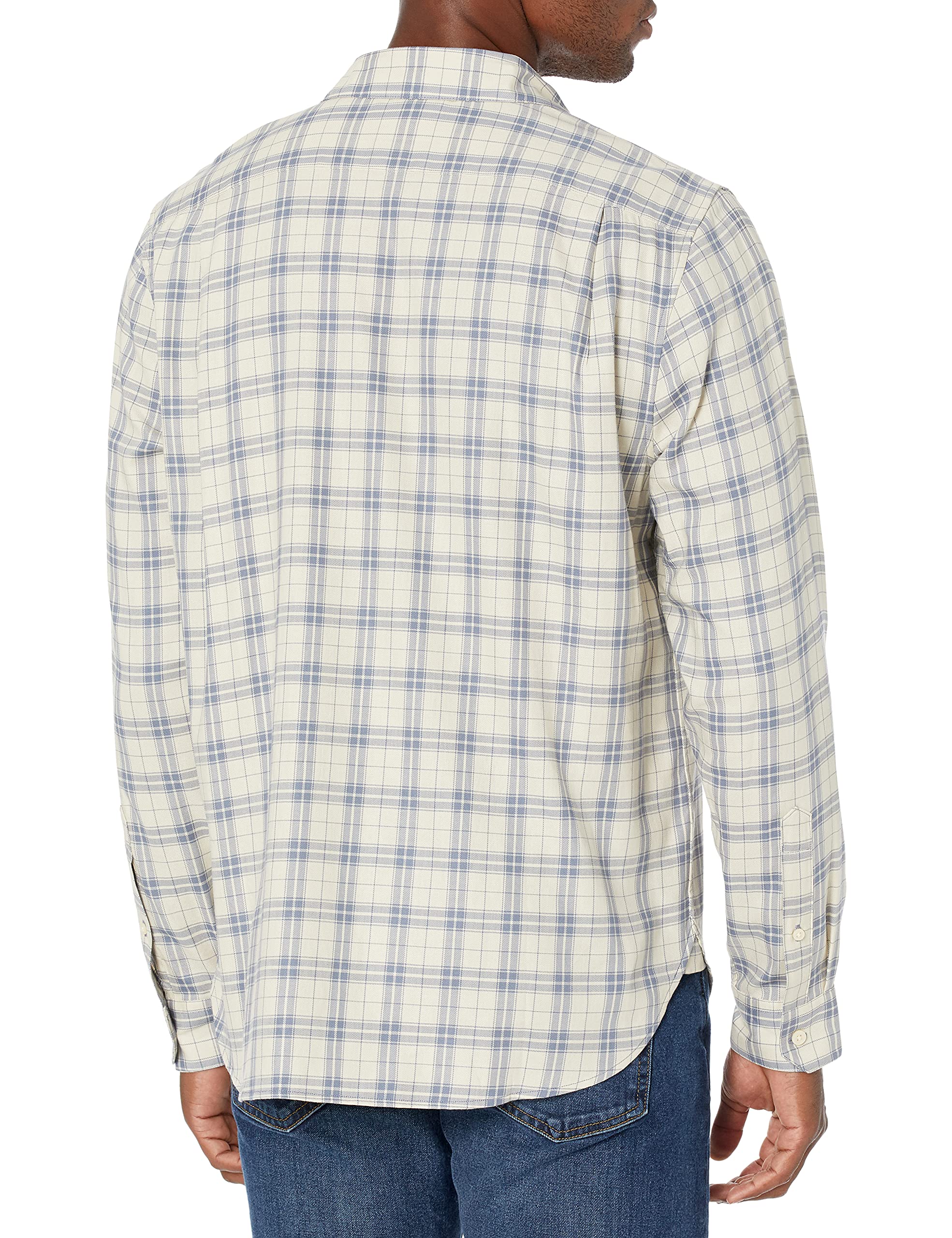 Vince Men's Weekday Plaid Long Sleeve Shirt - Casual Button Down Flannel Shirt for Work, Office & Fall Outfits | Comfortable & Stylish Men's Fashion Top