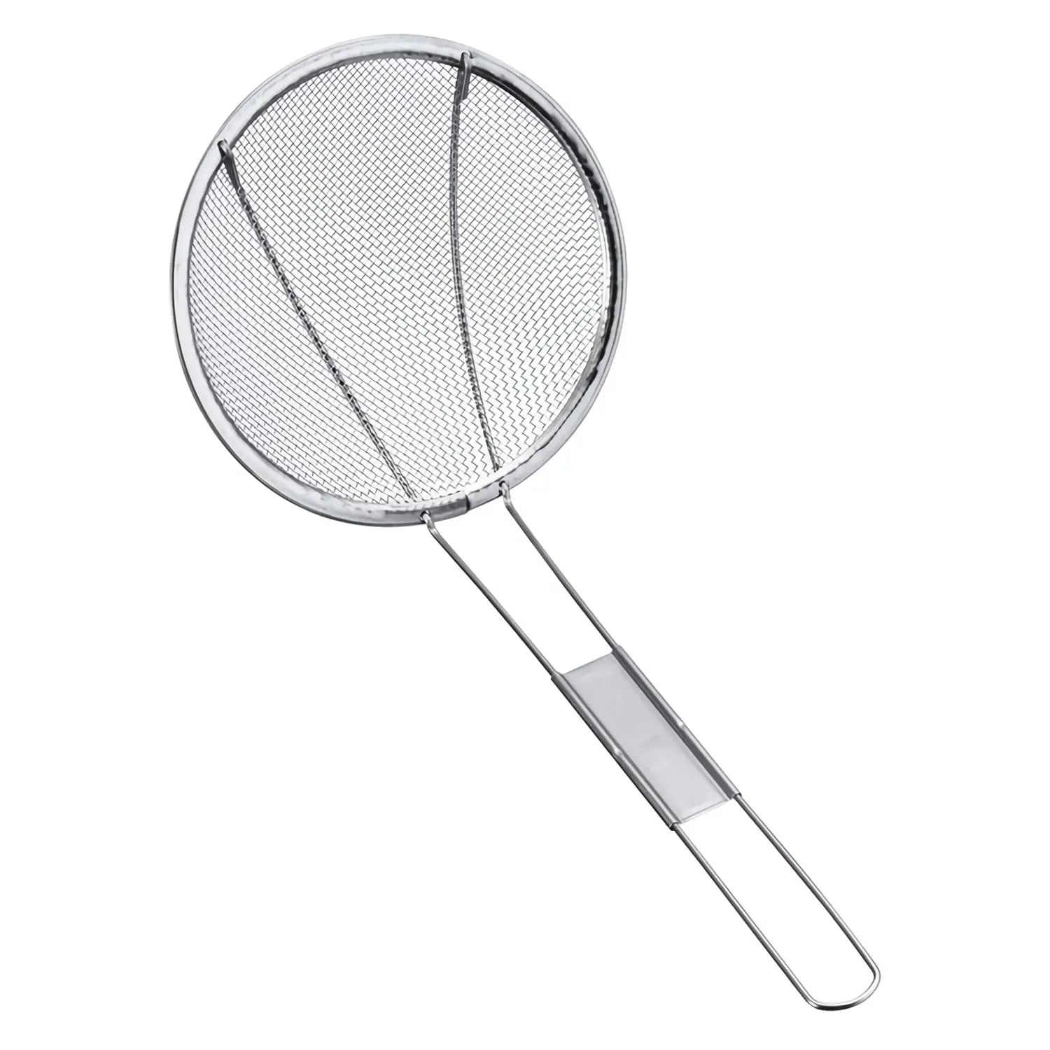 Premium Kaneko Press Stainless Steel Deep Fry Skimmer - Professional Kitchen Strainer for Frying, Cooking & Serving - Perfect for French Fries, Donuts, Tempura & More