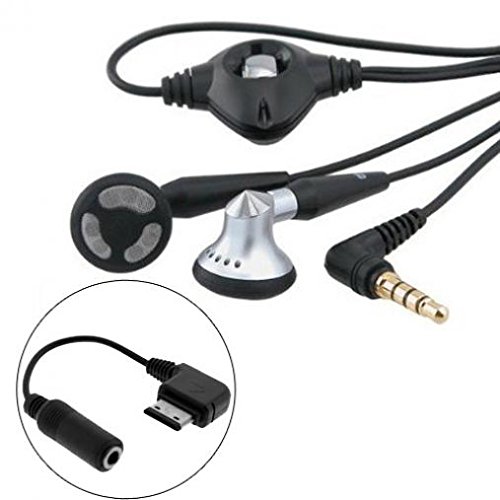 Wired Headset with Microphone - Dual Earbuds Hands-Free Earphones for Samsung T201G/T401G/T404G - Includes S20-Pin Adapter (Black) - Perfect for Net10 & Straight Talk Users - Ideal for Calls, Music & Gaming