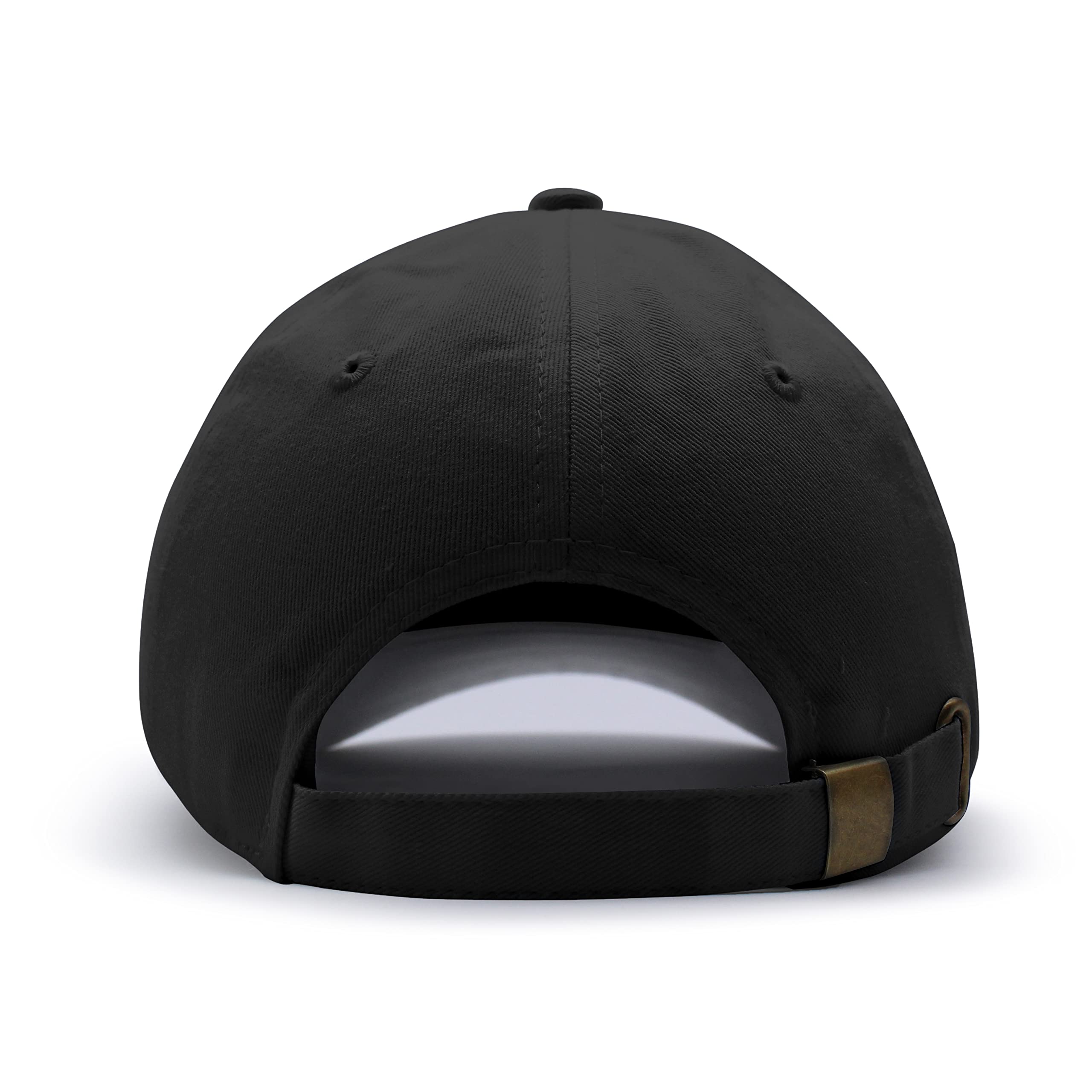 JPAK Embroidered Cat Dad Baseball Cap - Adjustable Cotton Hat with Shirt Pocket for Men | Perfect for Casual Wear, Outdoor Activities & Gifts