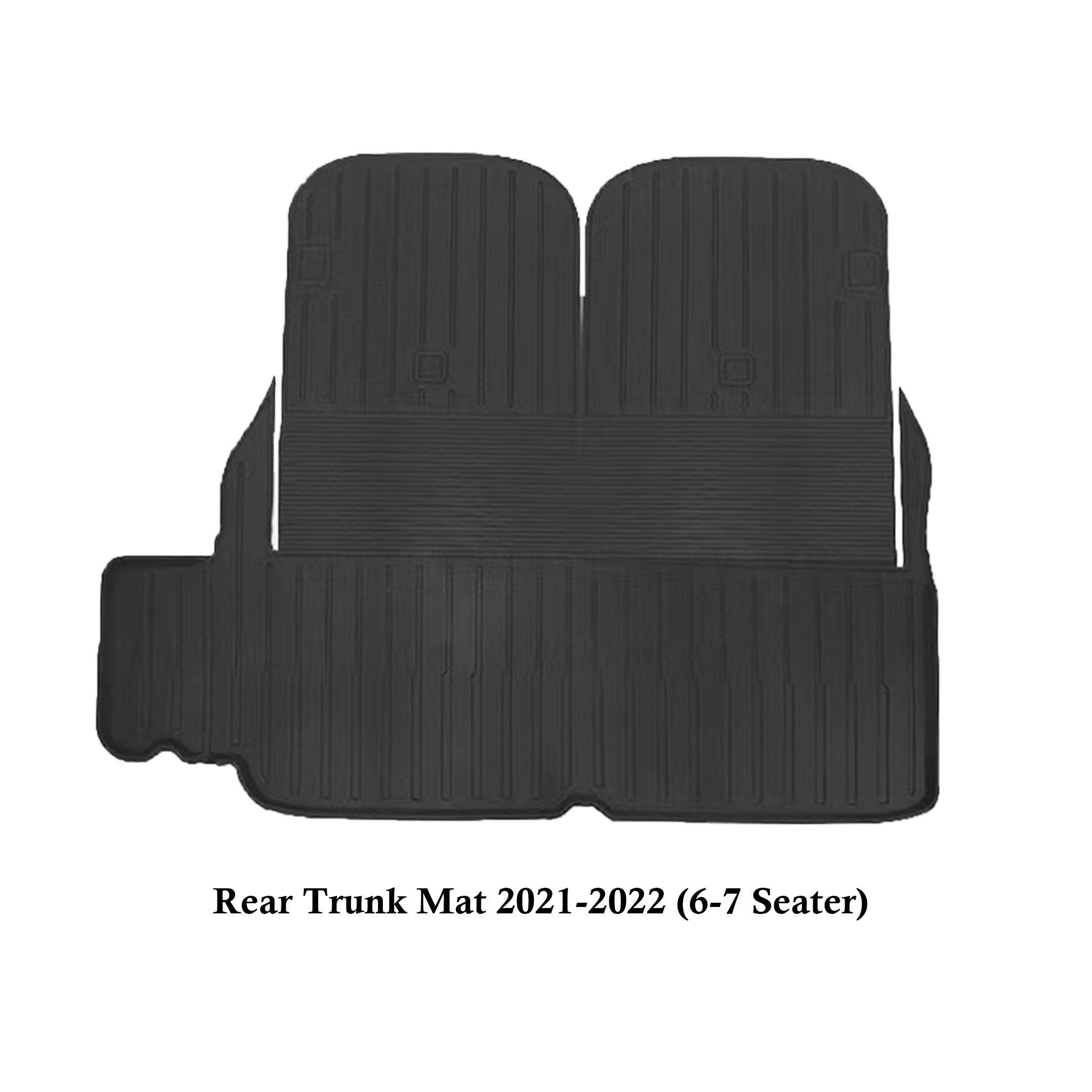 Tesla Model X Front & Rear Trunk Mats + Rear Trunk Well Liner (2016-2025) - All-Weather Protection for Cargo & Storage Areas