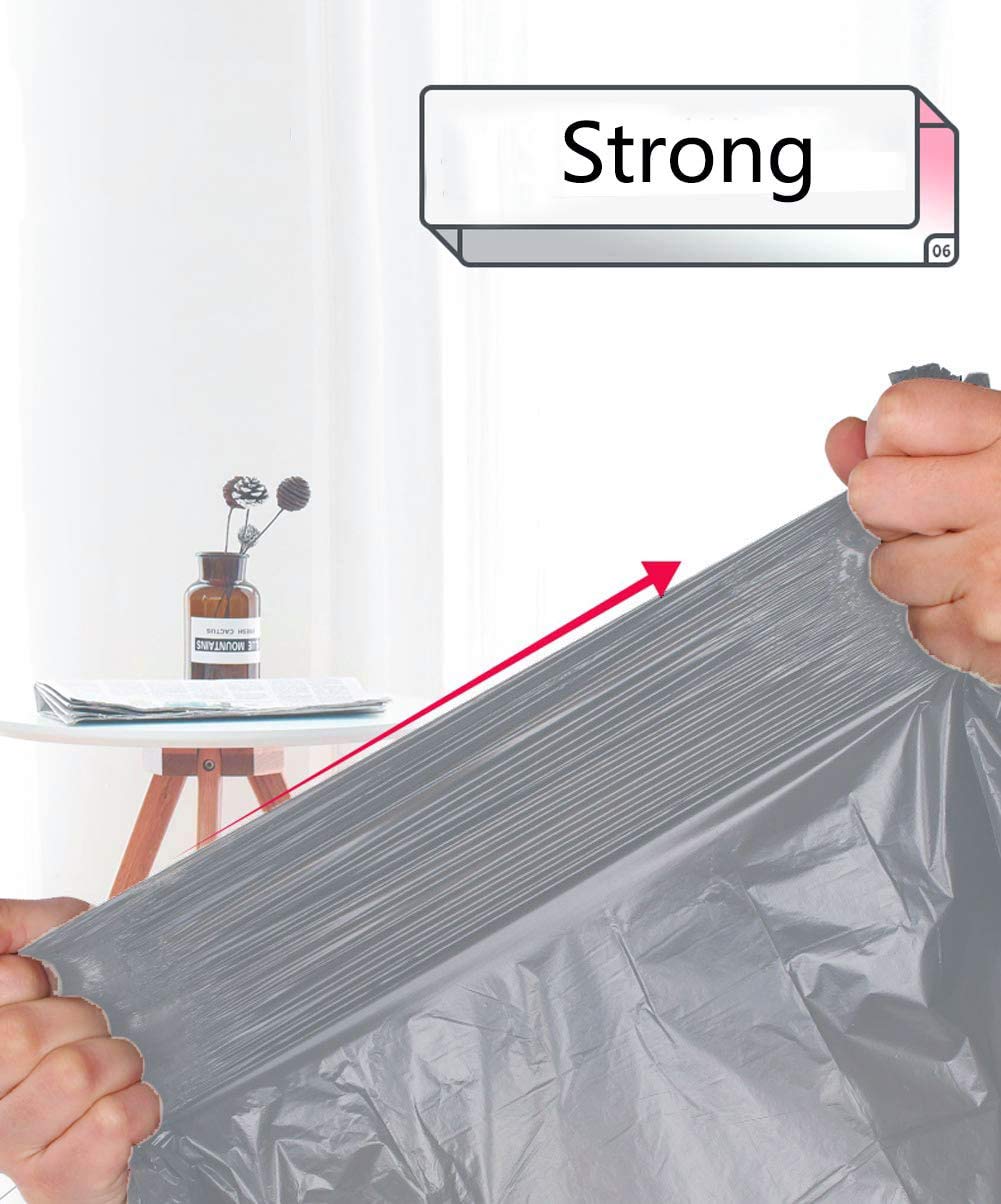 Gereen 1.6 Gallon Small Drawstring Trash Bags - 120 Count Extra Strong Garbage Can Liners for Home, Office, Car & Travel | Perfect for Bathroom, Kitchen, Bedroom & Vehicle Waste Disposal