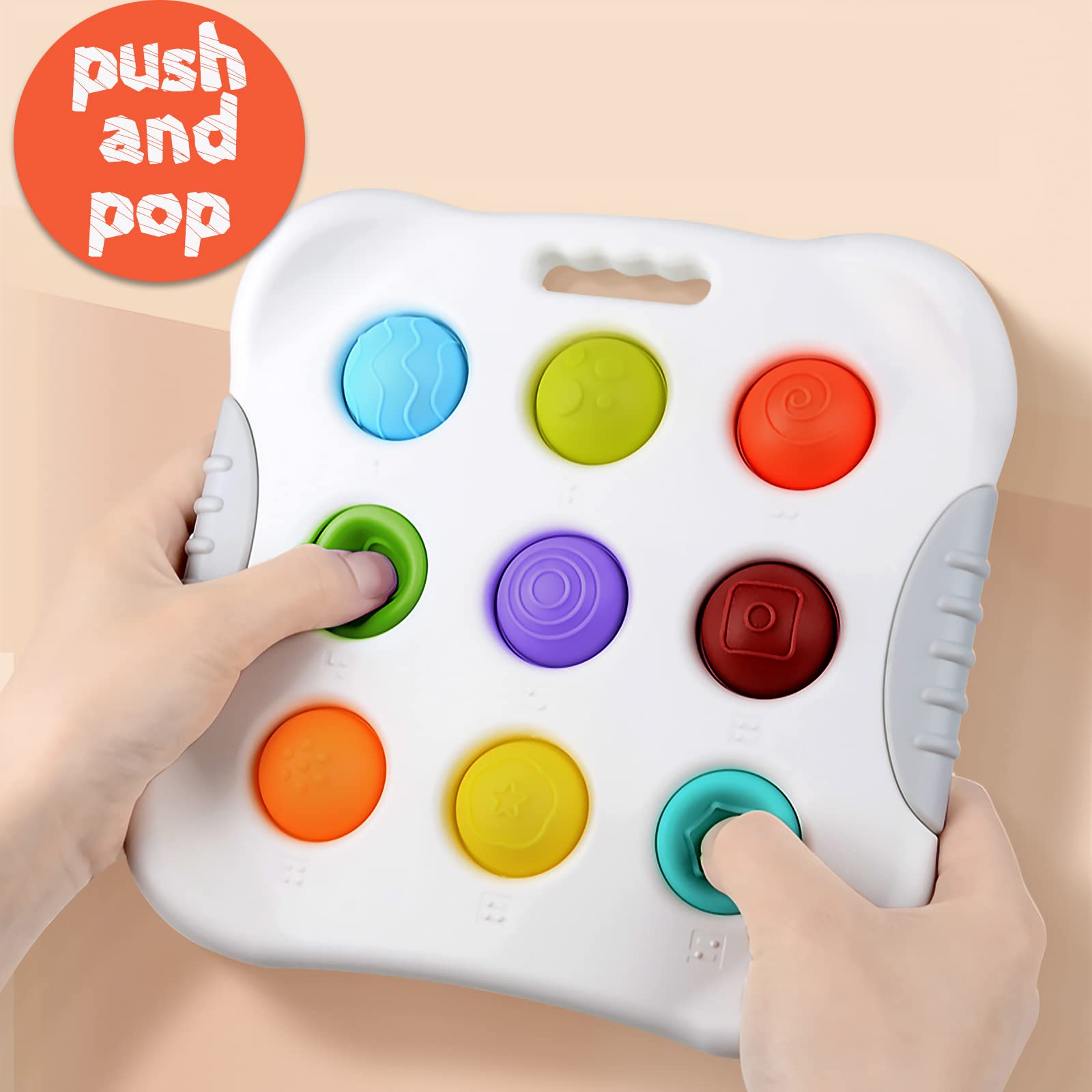 Sensory Fidget Toys for Autistic Children - Montessori Educational Stress Relief Toys for Babies & Toddlers (1-6 Years Old) - Perfect for Calming, Focus & Early Childhood Development - Great Gift for Boys & Girls