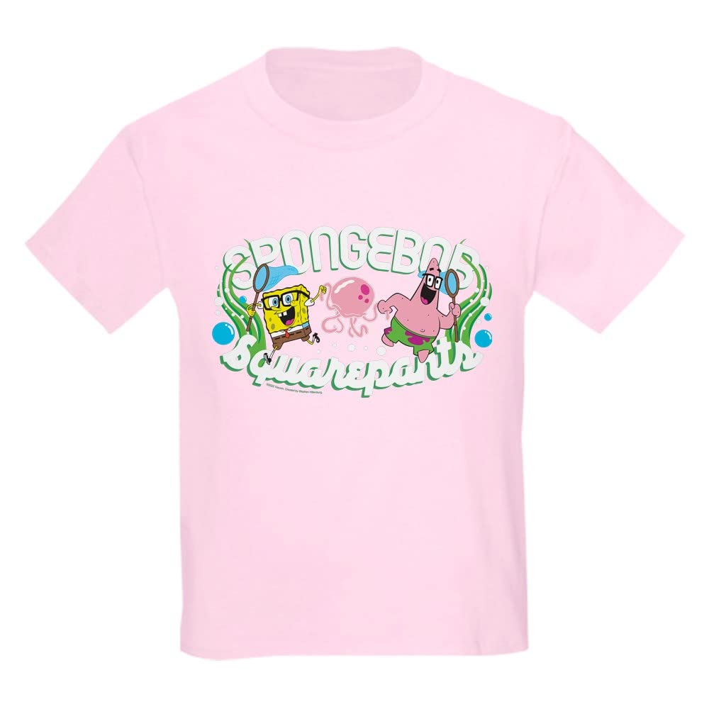 Spongebob Squarepants Jellyfish Hunter Graphic Kids T-Shirt - Fun Cartoon Character Tee for Boys & Girls - Perfect for Birthday Gifts, School Wear, and Playdates