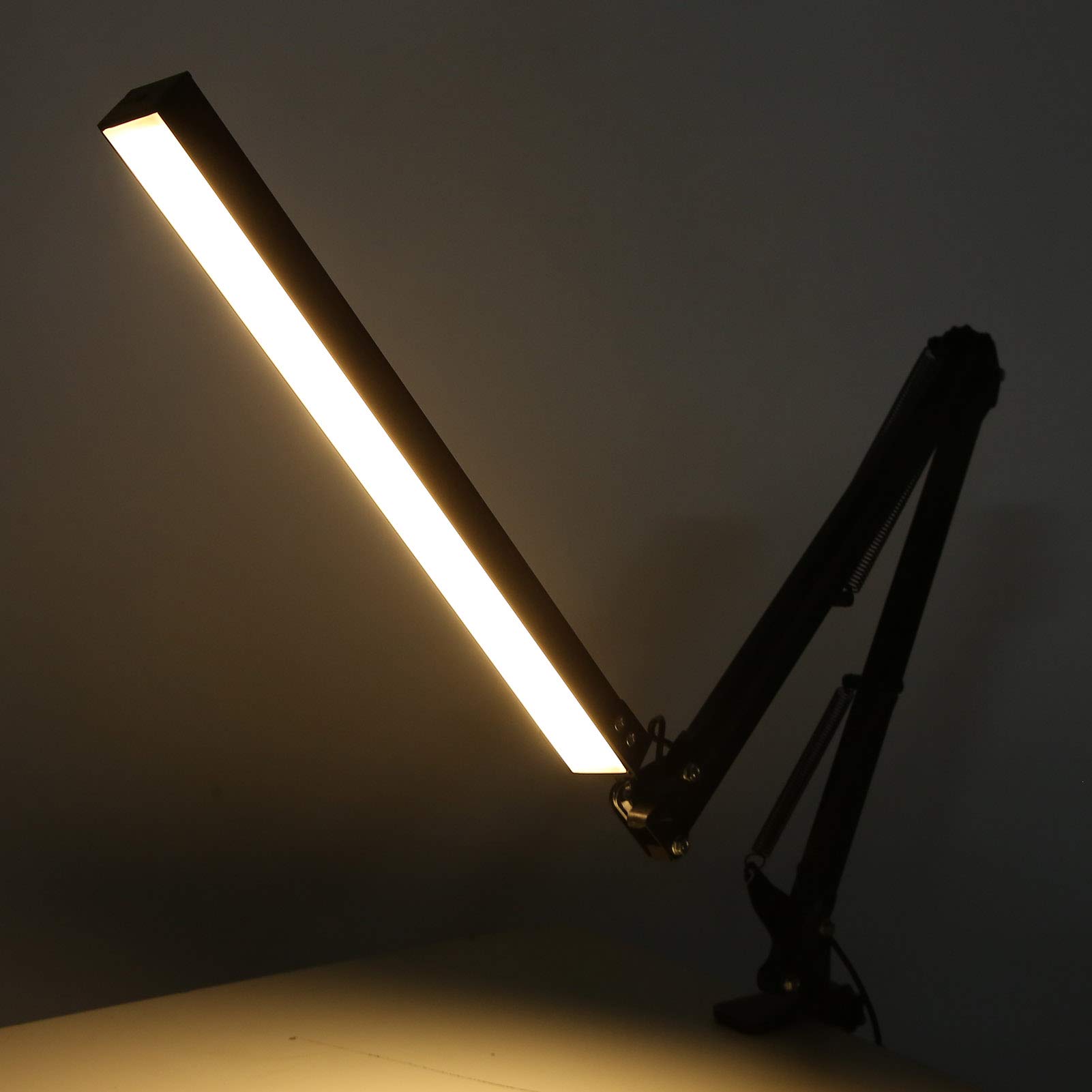 Professional LED Nail Art Clip Light - Foldable Manicure Lamp for Tattoo & Hairdressing | Portable Nail Salon Light for Home, Travel & Beauty Professionals