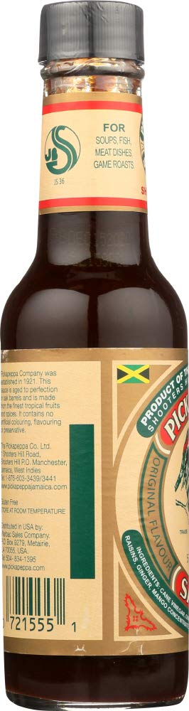 Pickapeppa Sauce - 5 Oz Bottles (Pack of 12) - Jamaican Jerk Marinade, BBQ Glaze & Cooking Sauce - Perfect for Grilling, Roasting & Flavoring Meats
