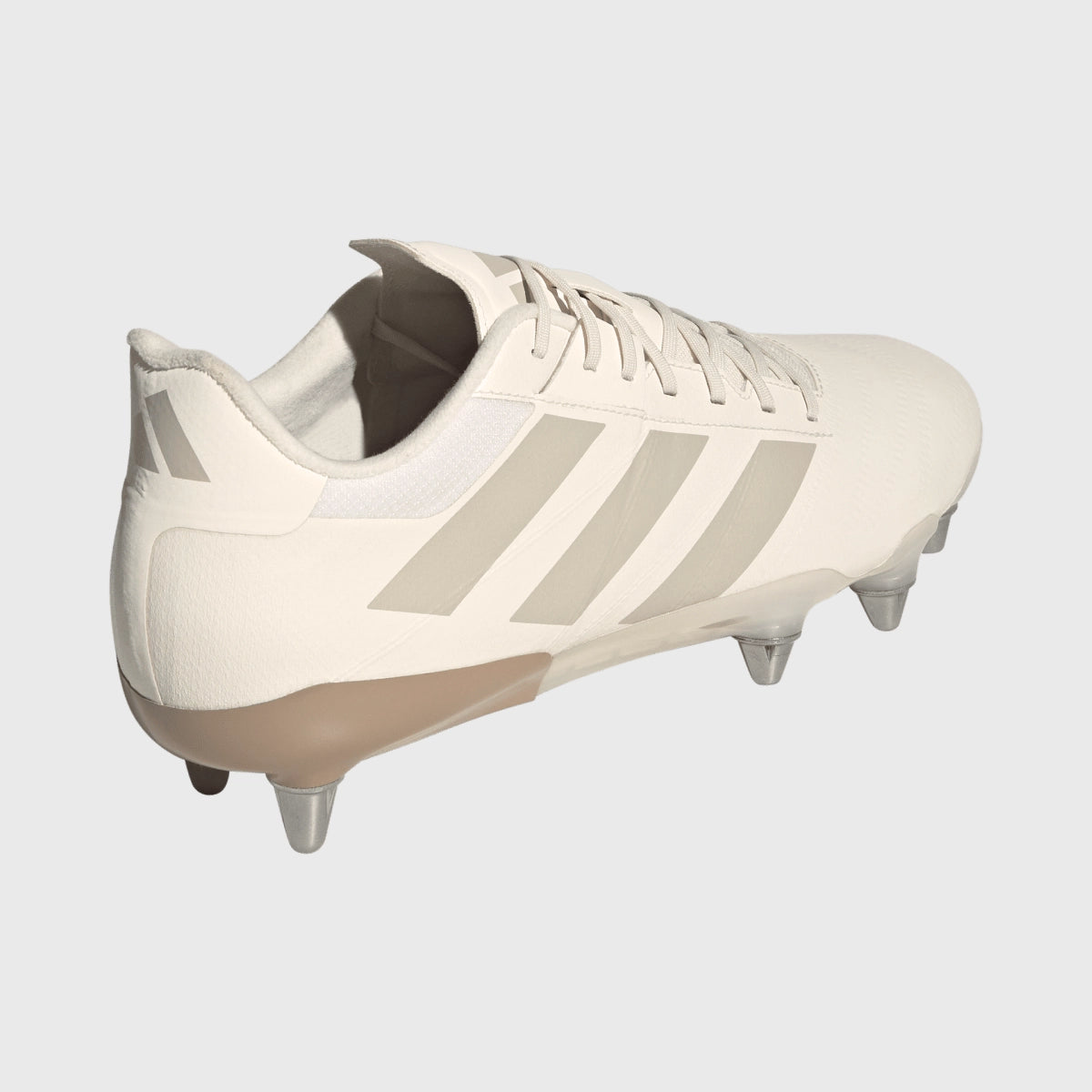 Adidas Kakari RS SG Rugby Boots for Men - Off White Cleats for Firm Ground - Perfect for Rugby Matches & Training