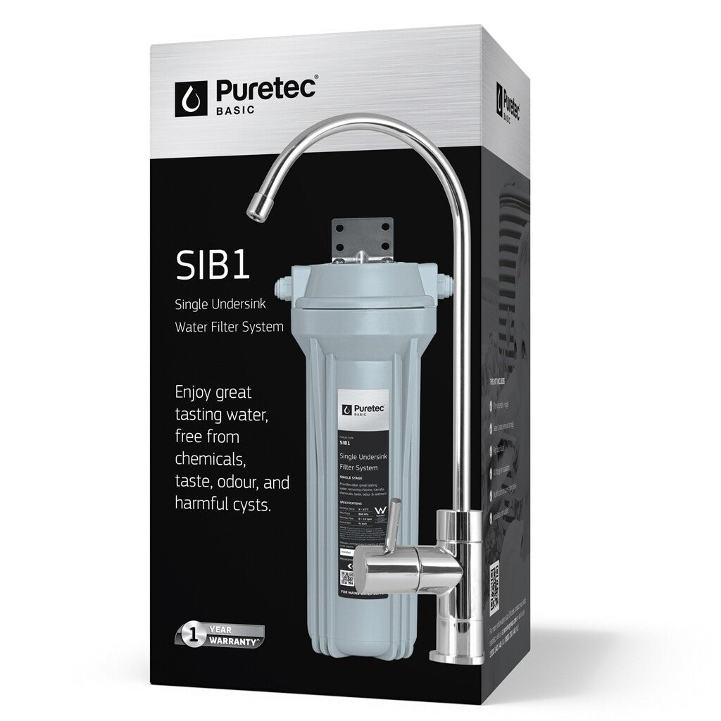 Puretec Under Sink Water Filtration System with Dedicated Faucet - High Performance Water Filter for Clean Drinking & Cooking Water at Home